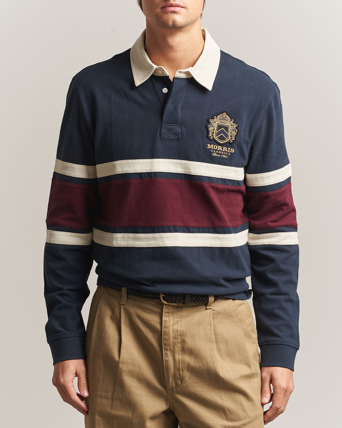 Heren | Truien | Morris | Harold Rugger Old Blue