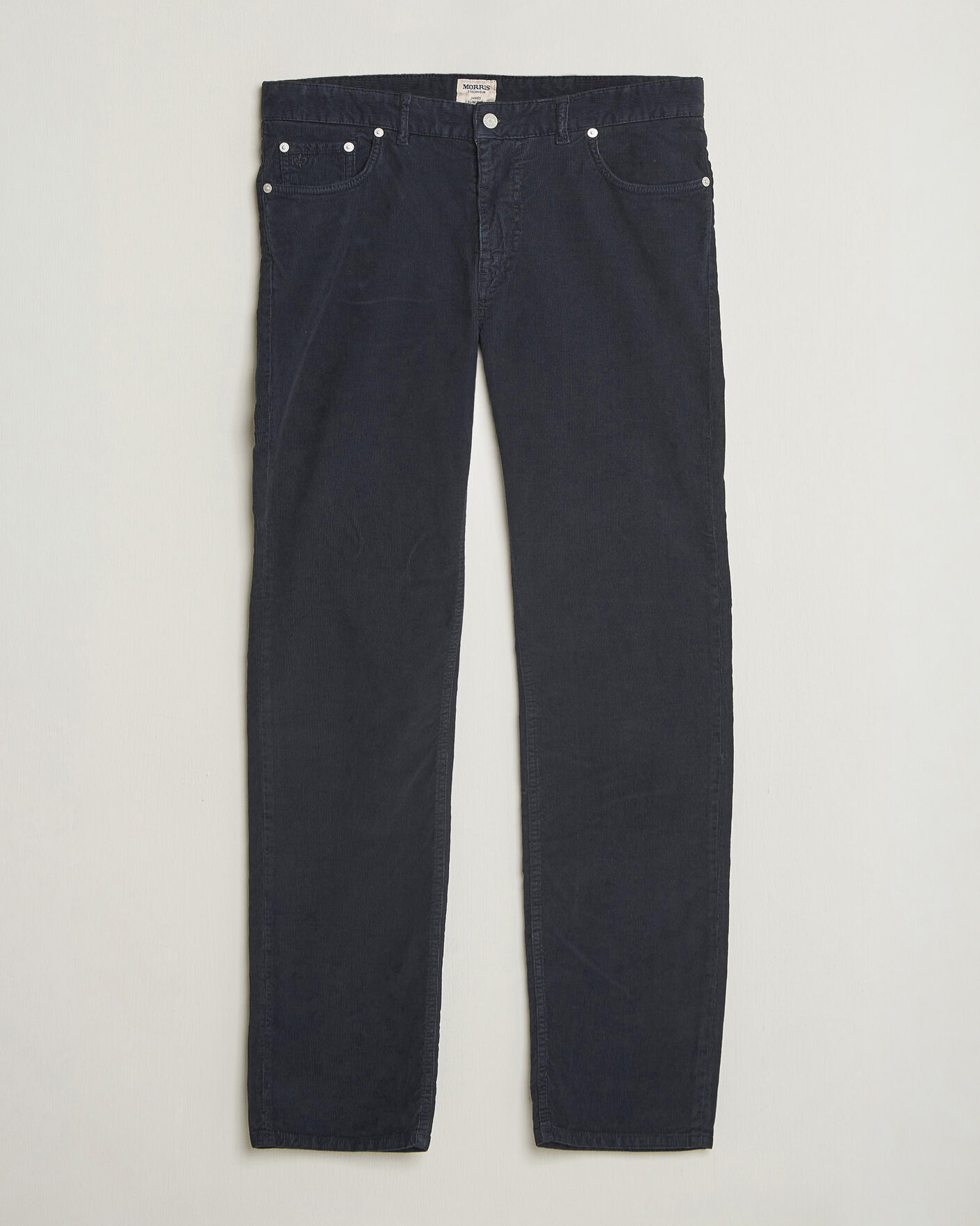 Heren | Broeken | Morris | James Cord 5-Pocket Pants Navy
