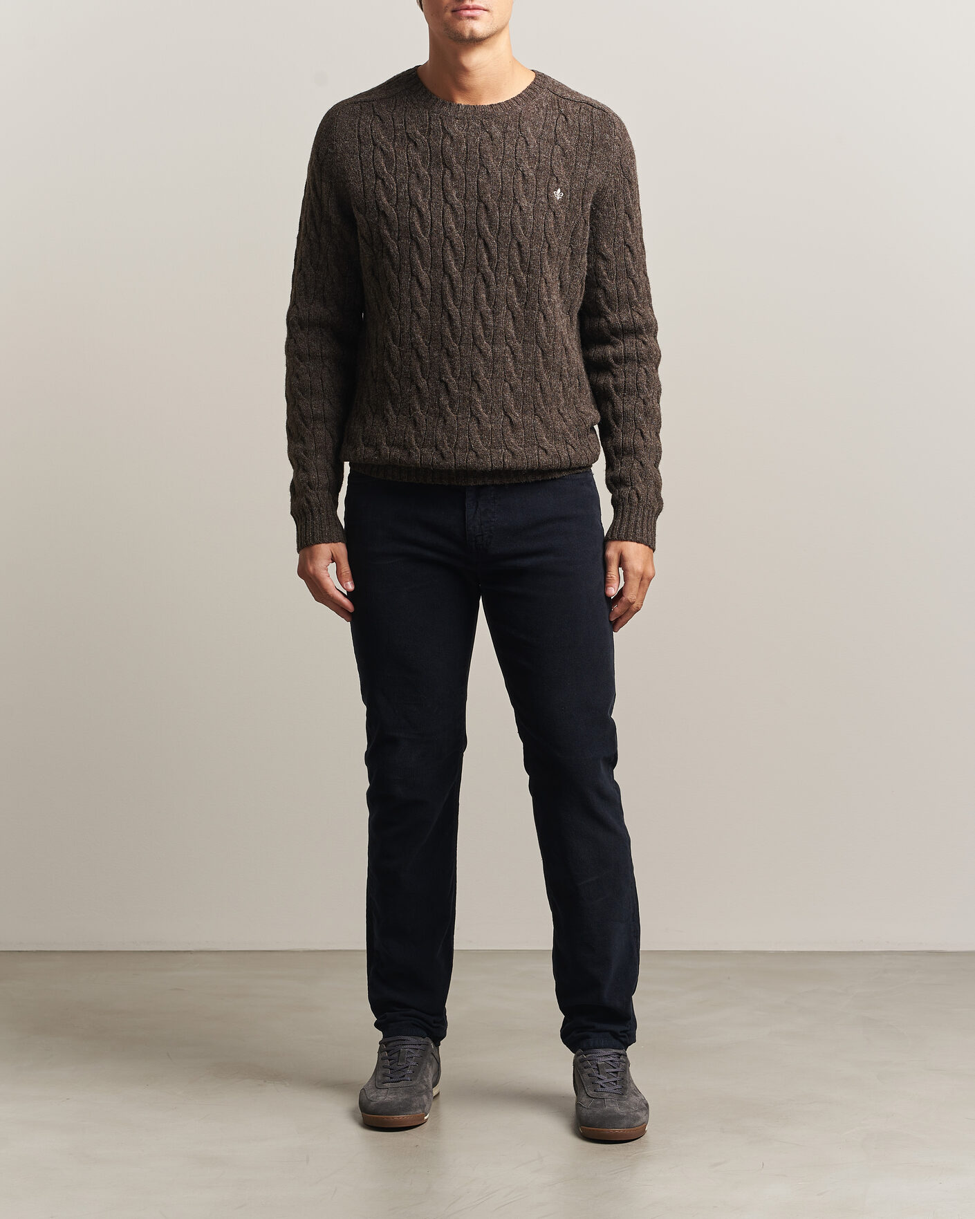 Heren | Broeken | Morris | James Cord 5-Pocket Pants Navy