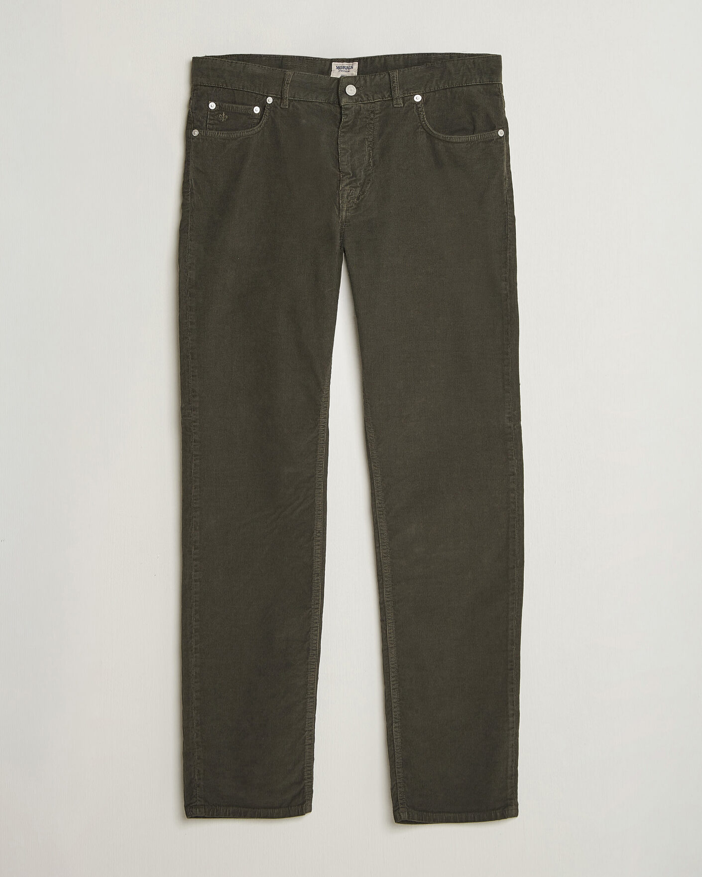 Heren | Broeken | Morris | James Cord 5-Pocket Pants Olive