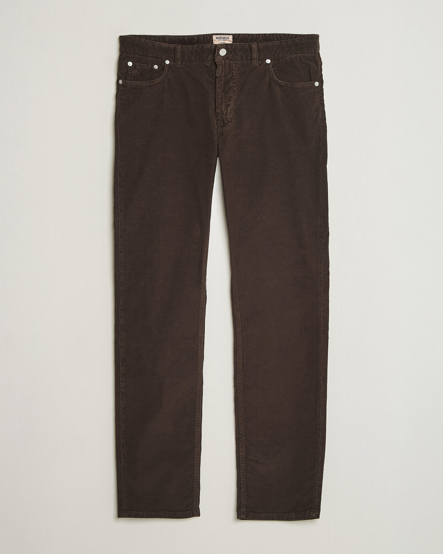 Heren | Broeken | Morris | James Cord 5-Pocket Pants Brown