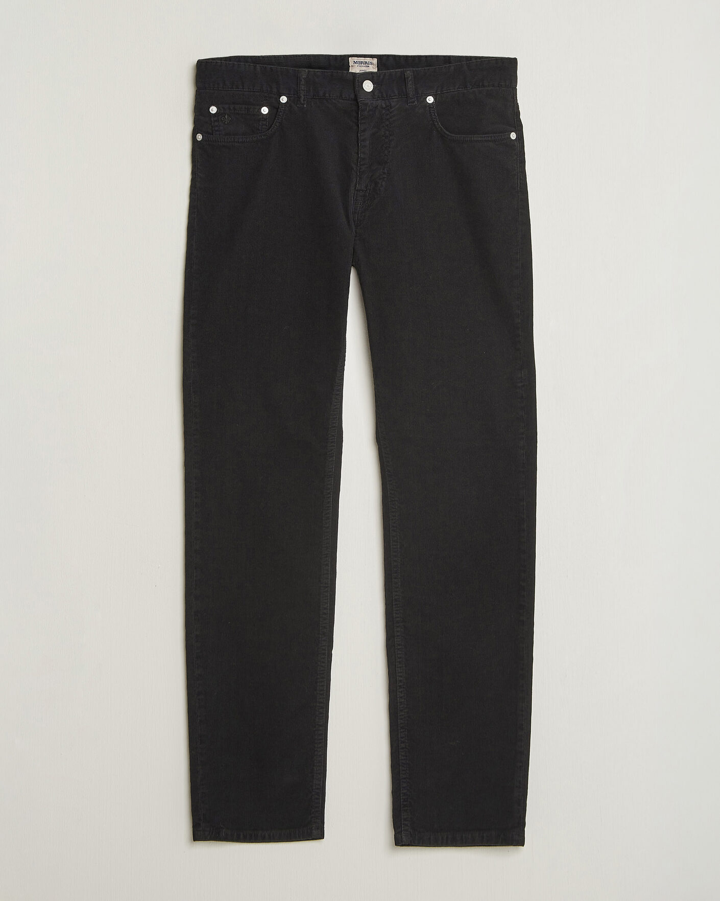 Heren | Broeken | Morris | James Cord 5-Pocket Pants Black