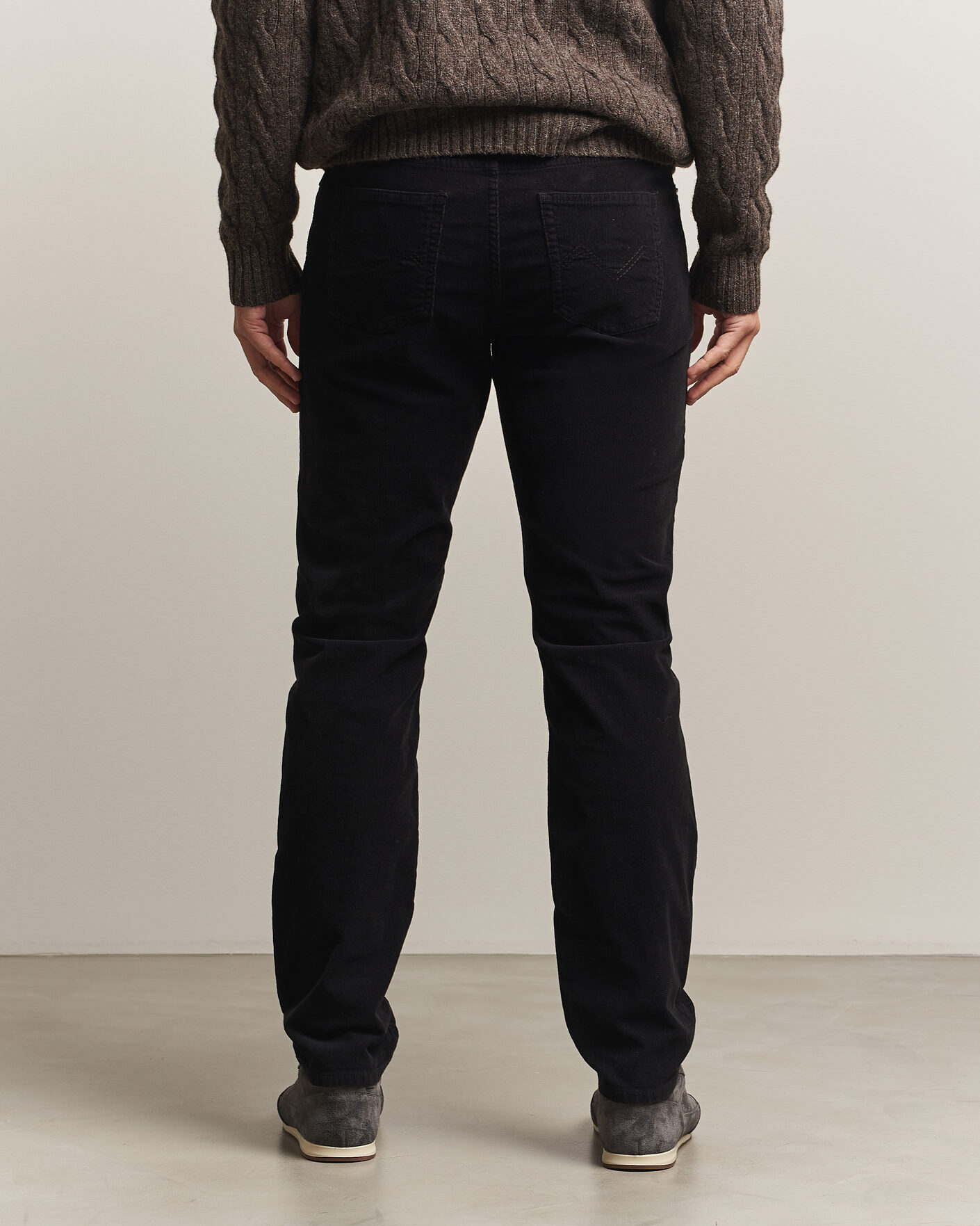 Heren | Broeken | Morris | James Cord 5-Pocket Pants Black
