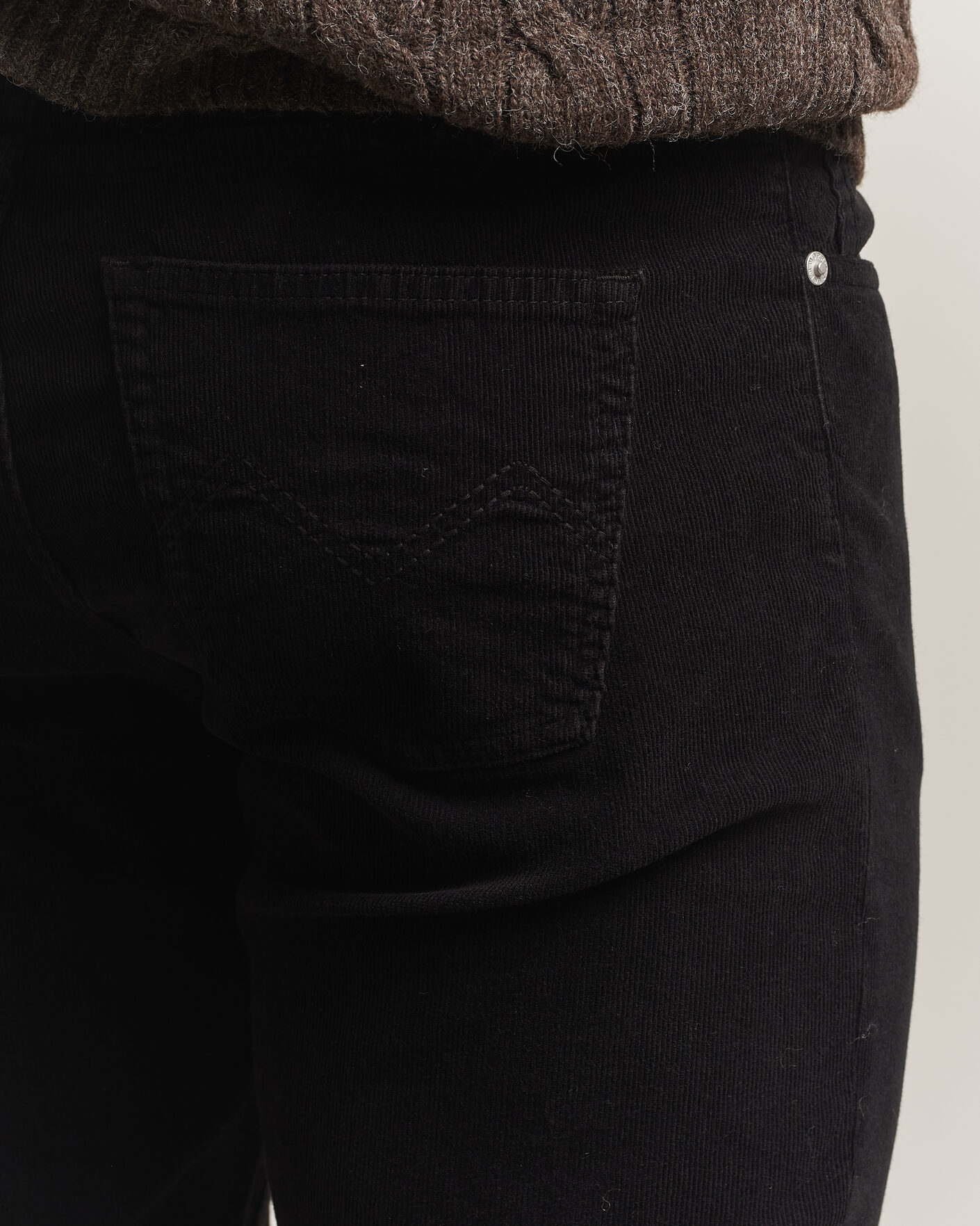 Heren | Broeken | Morris | James Cord 5-Pocket Pants Black