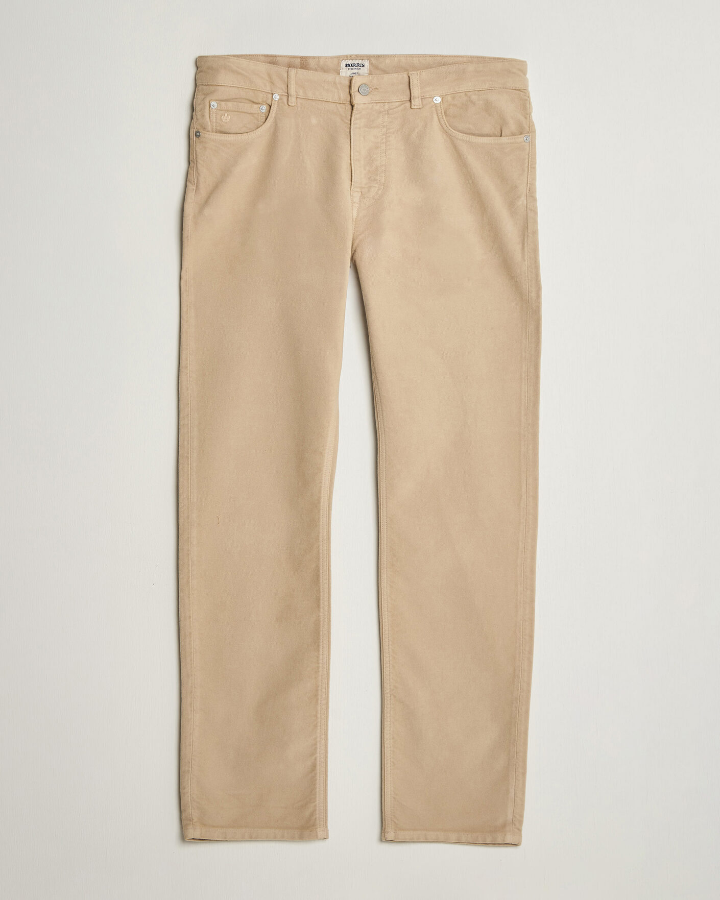 Heren | Broeken | Morris | James Winter Twill 5-Pocket Pants Khaki