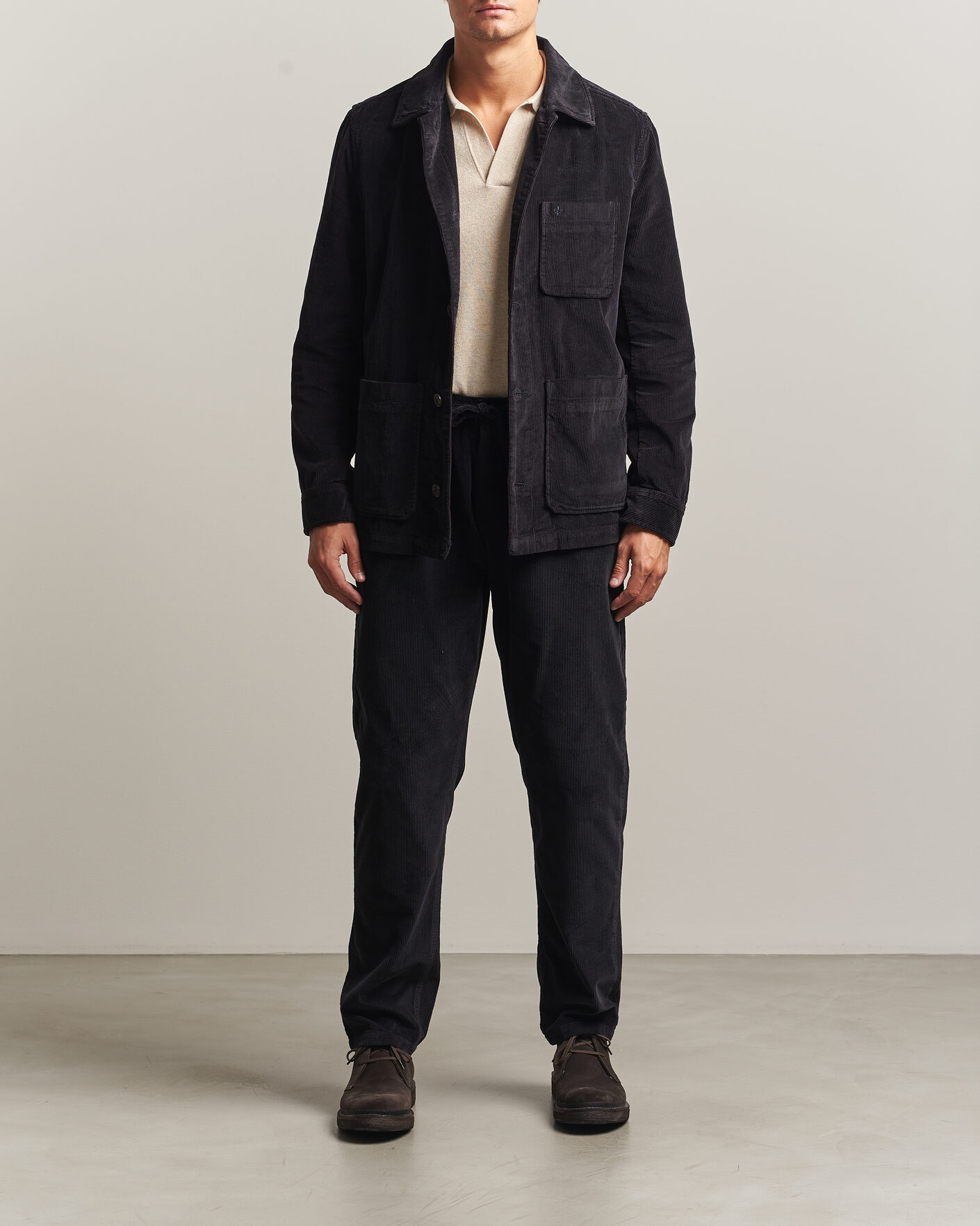 Heren | Broeken | Morris | Fenix Cord Trousers Blue