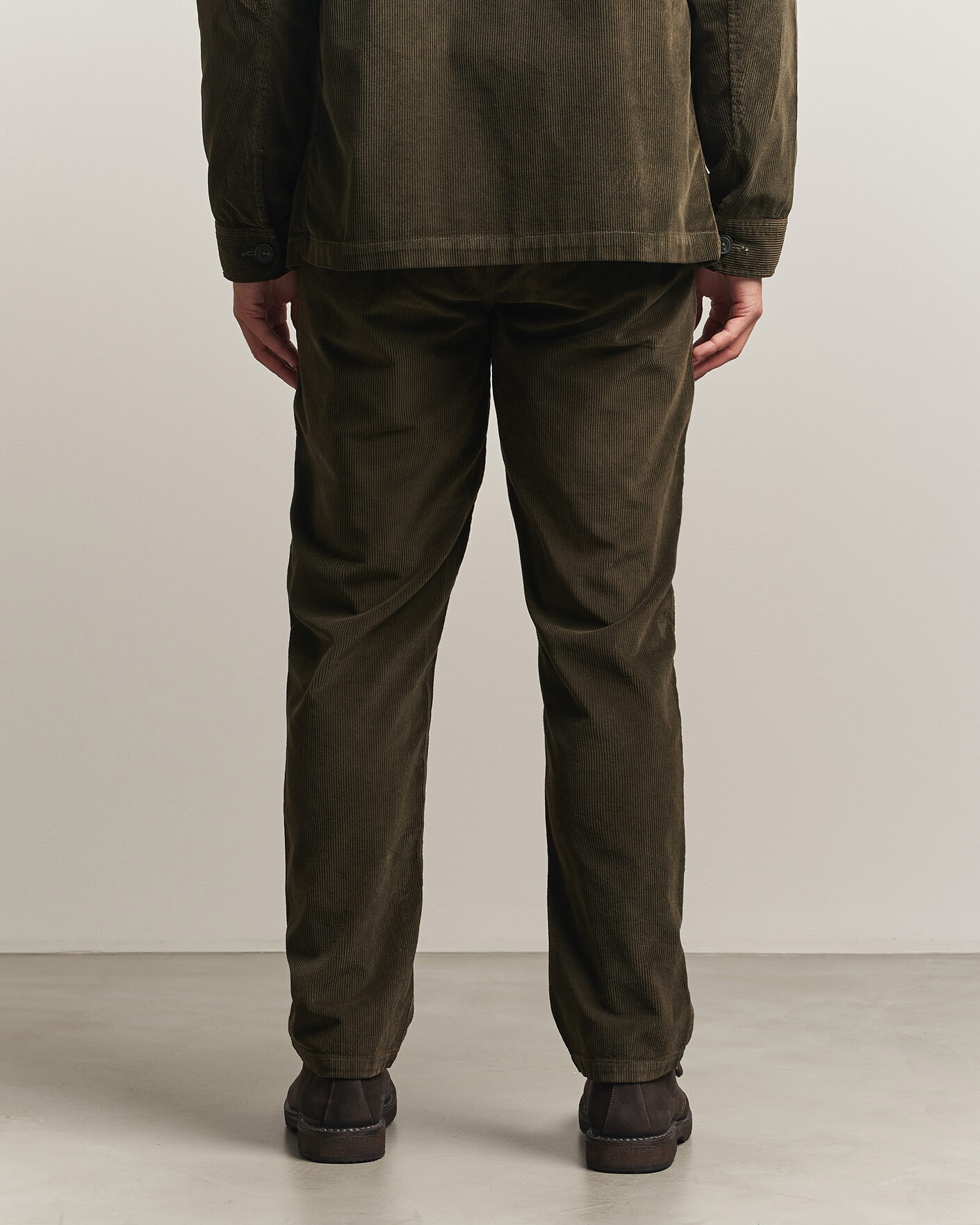 Heren | Broeken | Morris | Fenix Cord Trousers Olive