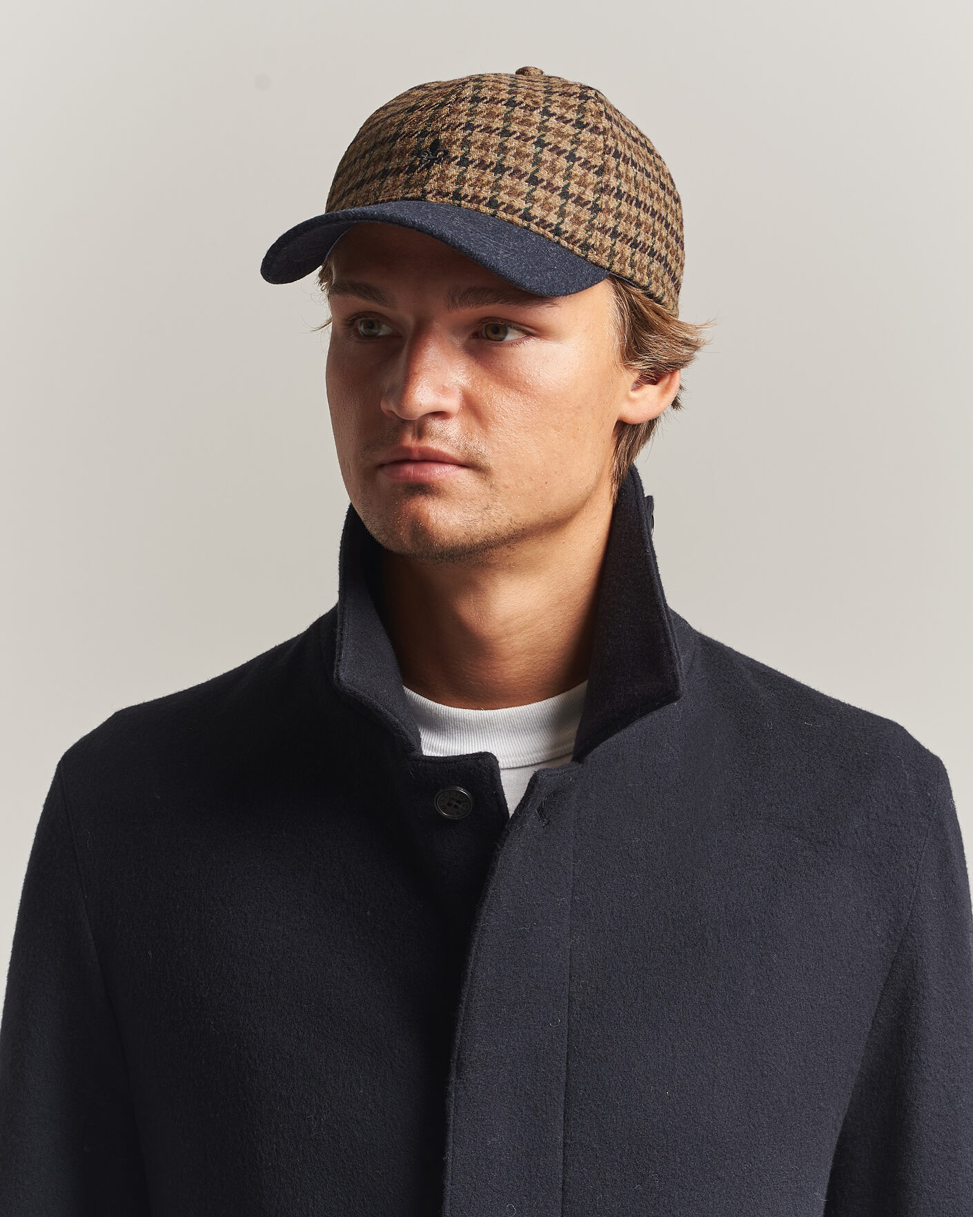 Heren | Hoeden en petten | Morris | Digby Check Cap Brown