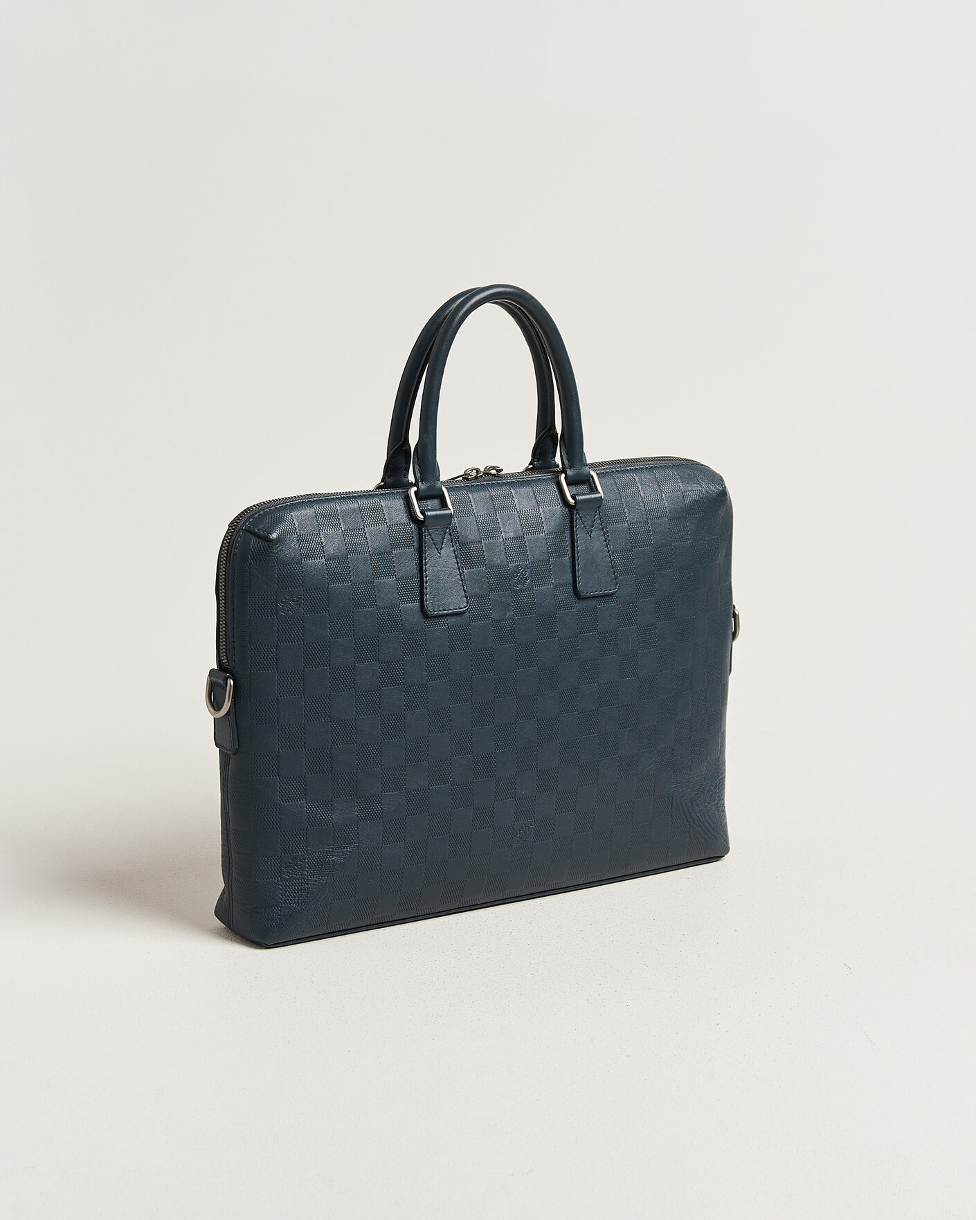 Heren | Pre-Owned & Vintage Bags | Louis Vuitton Pre-Owned | Porte Documents Bag Damier Infini Onyx