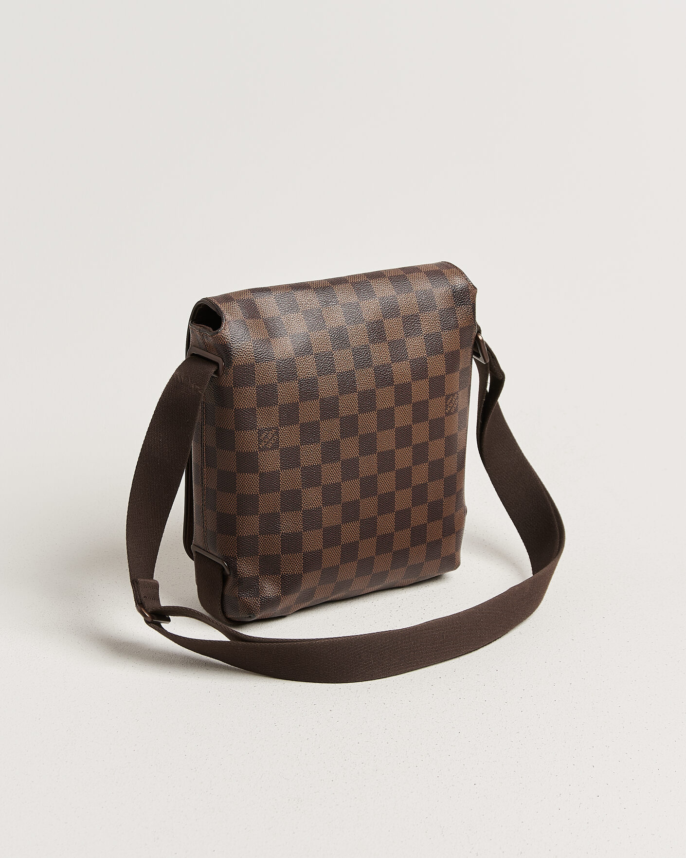 Heren | Pre-Owned & Vintage Bags | Louis Vuitton Pre-Owned | Crossbody Shoulder Bag Damier Ebene