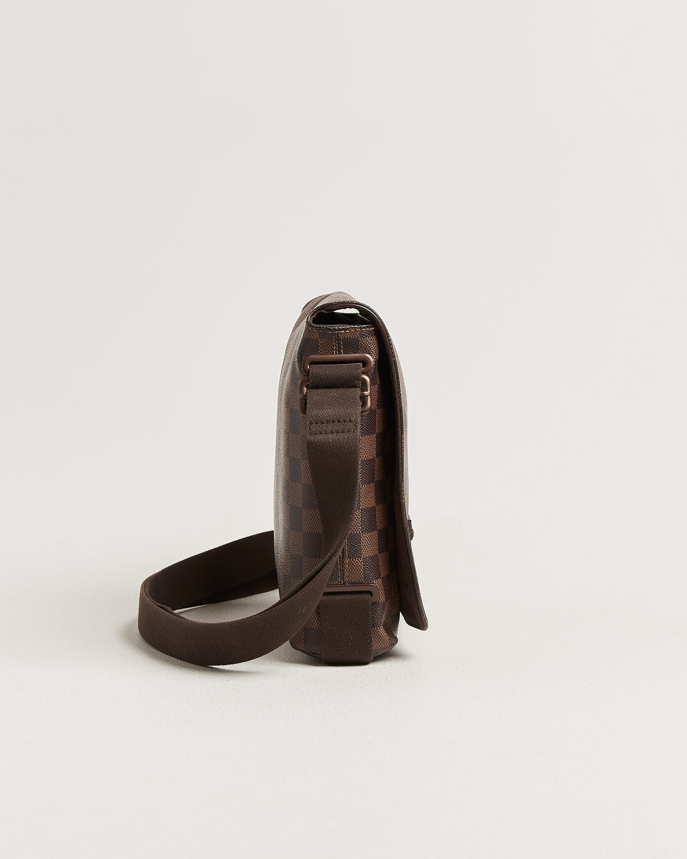 Heren | Pre-Owned & Vintage Bags | Louis Vuitton Pre-Owned | Crossbody Shoulder Bag Damier Ebene