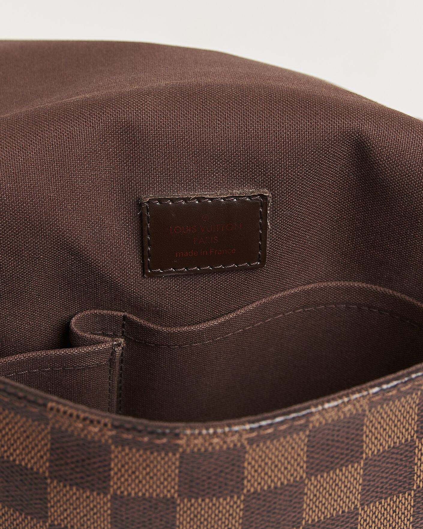 Heren | Pre-Owned & Vintage Bags | Louis Vuitton Pre-Owned | Crossbody Shoulder Bag Damier Ebene