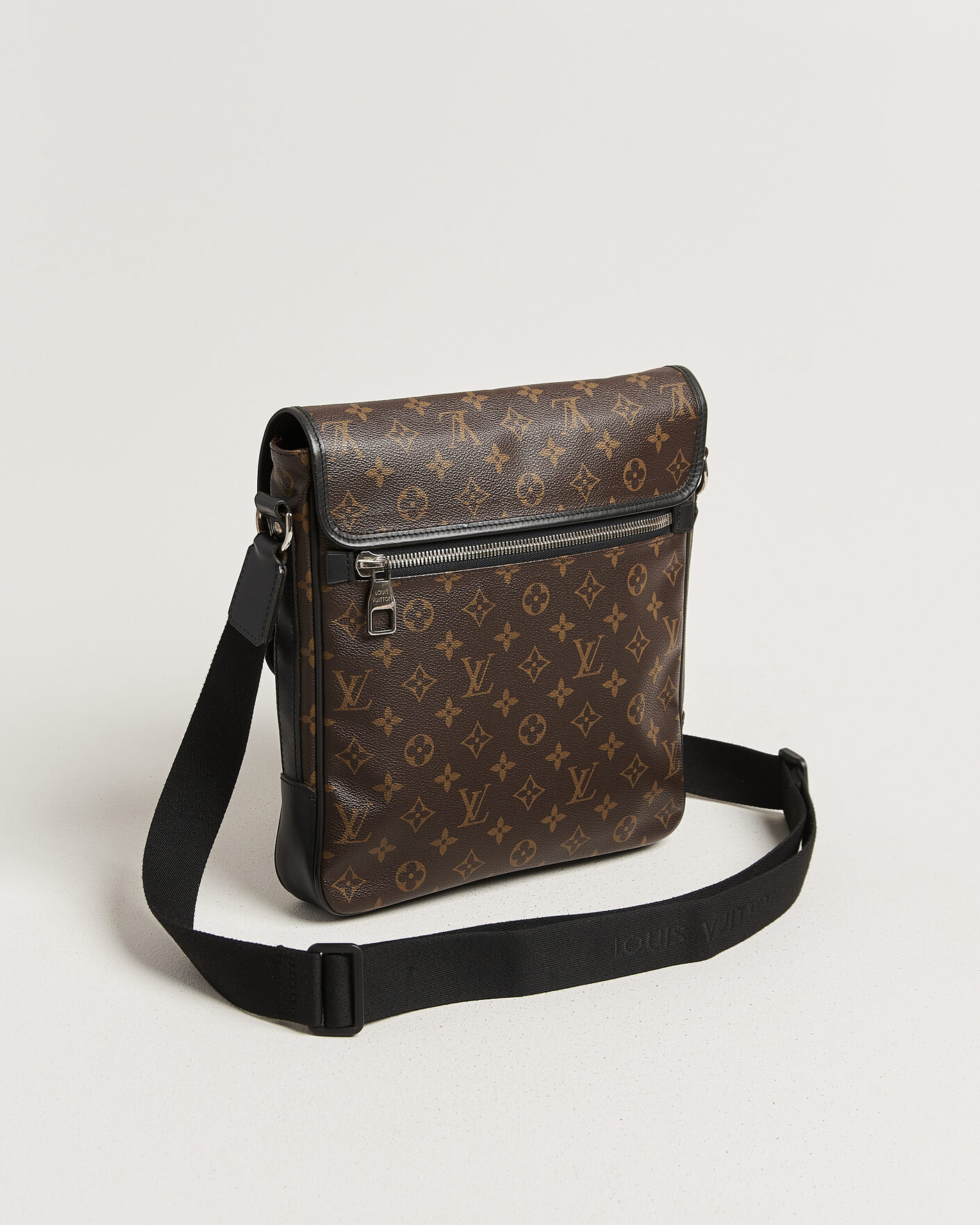 Heren | Pre-Owned & Vintage Bags | Louis Vuitton Pre-Owned | Messenger Bag Monogram Macassar