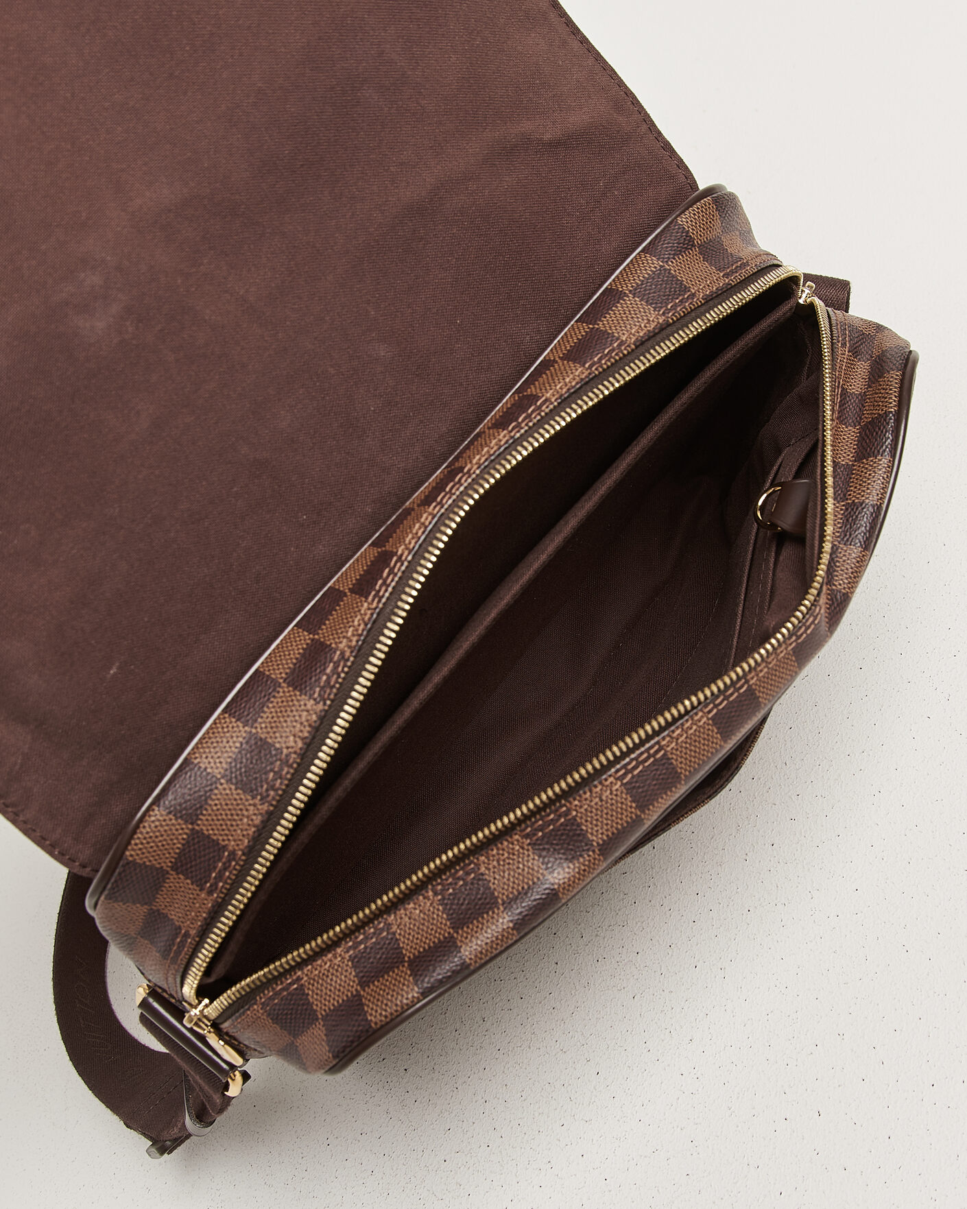 Heren | Pre-Owned & Vintage Bags | Louis Vuitton Pre-Owned | Messenger Bag Damier Ebene