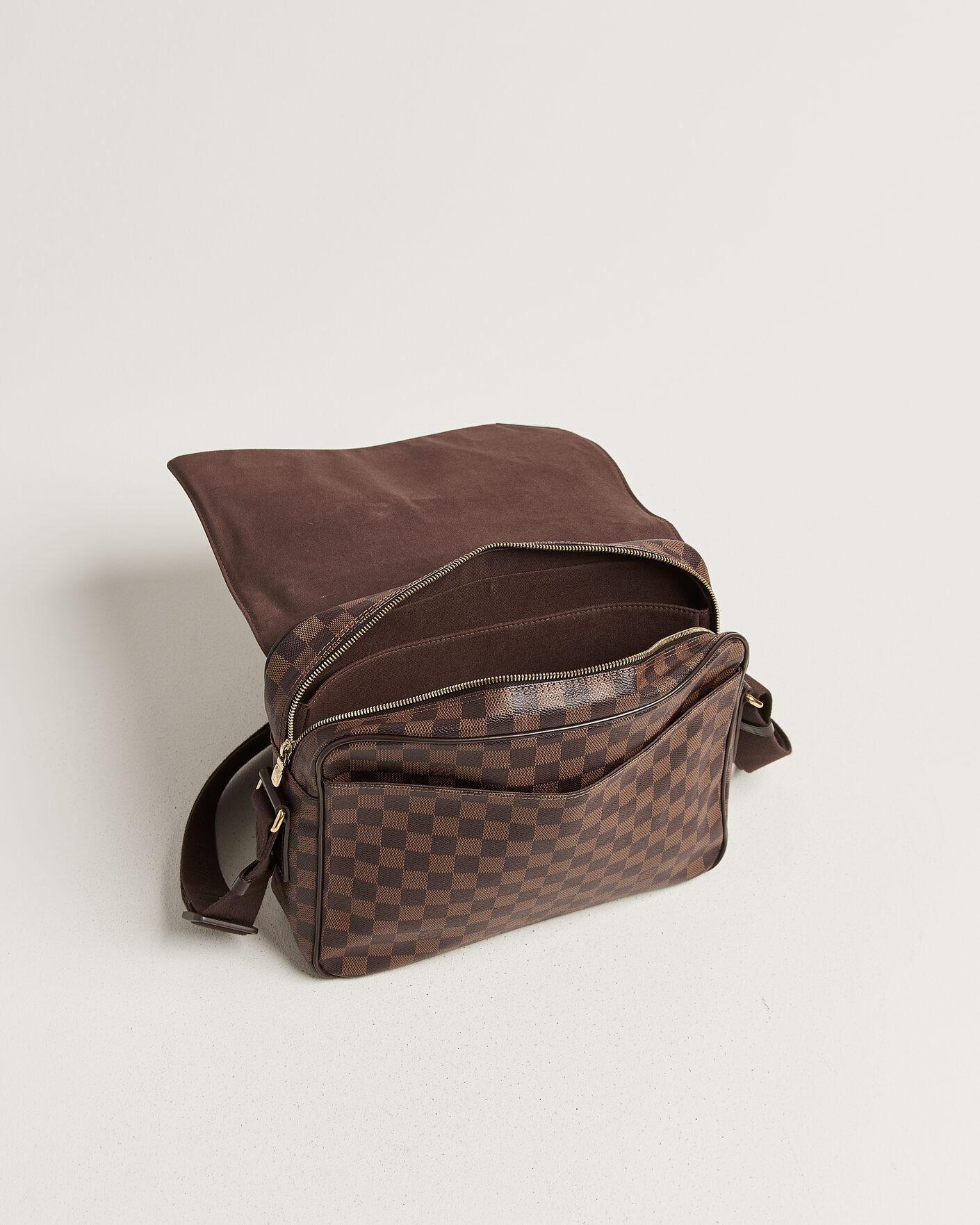 Heren | Pre-Owned & Vintage Bags | Louis Vuitton Pre-Owned | Messenger Bag Damier Ebene
