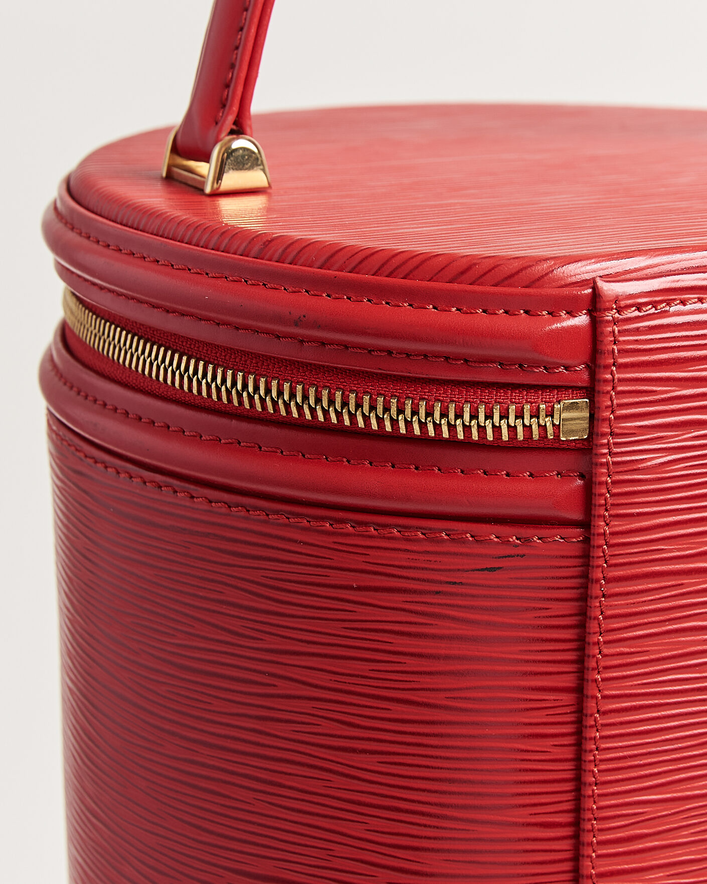 Heren | Pre-Owned & Vintage Bags | Louis Vuitton Pre-Owned | Cannes Vanity Case Epi Leather Red