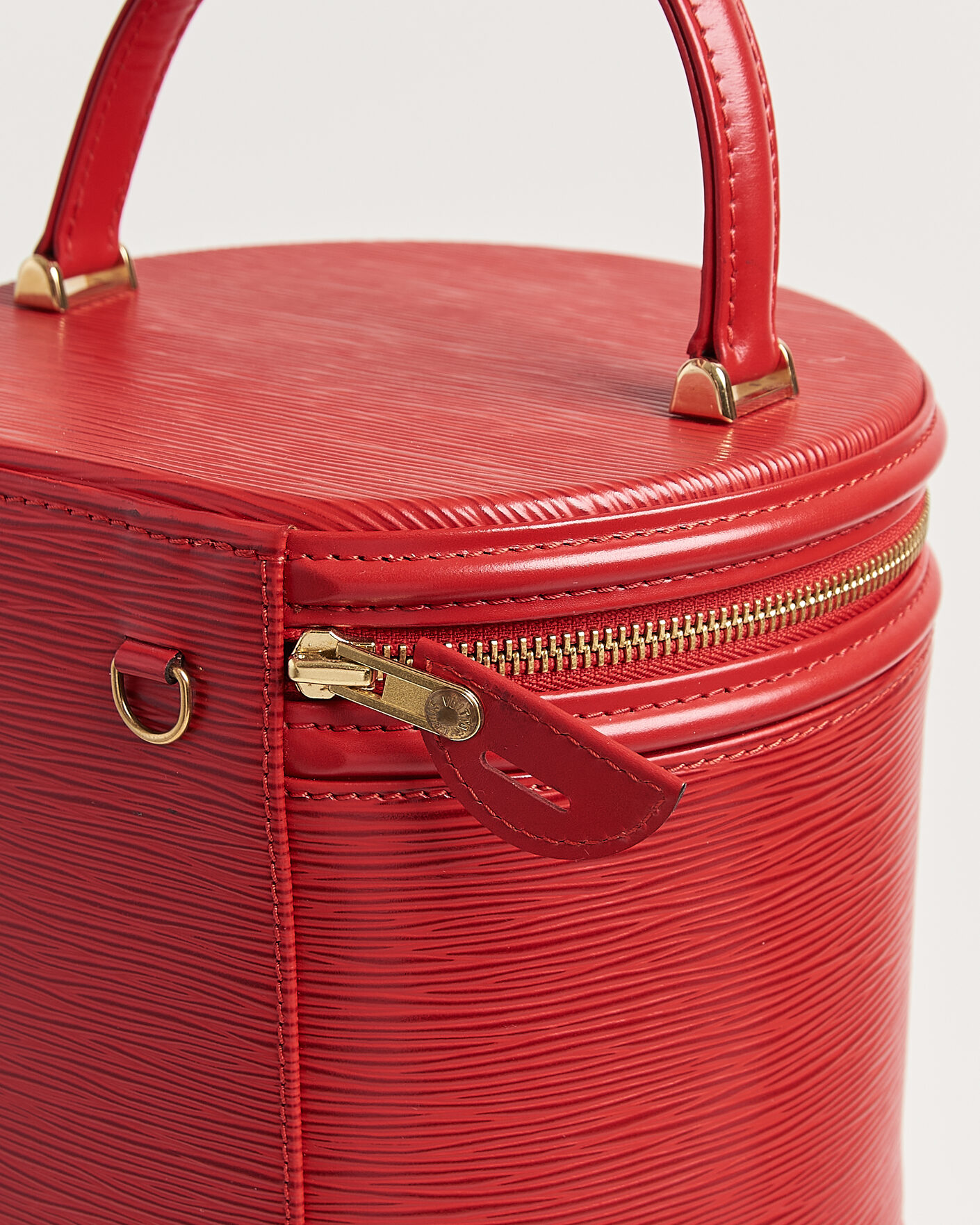 Heren | Pre-Owned & Vintage Bags | Louis Vuitton Pre-Owned | Cannes Vanity Case Epi Leather Red
