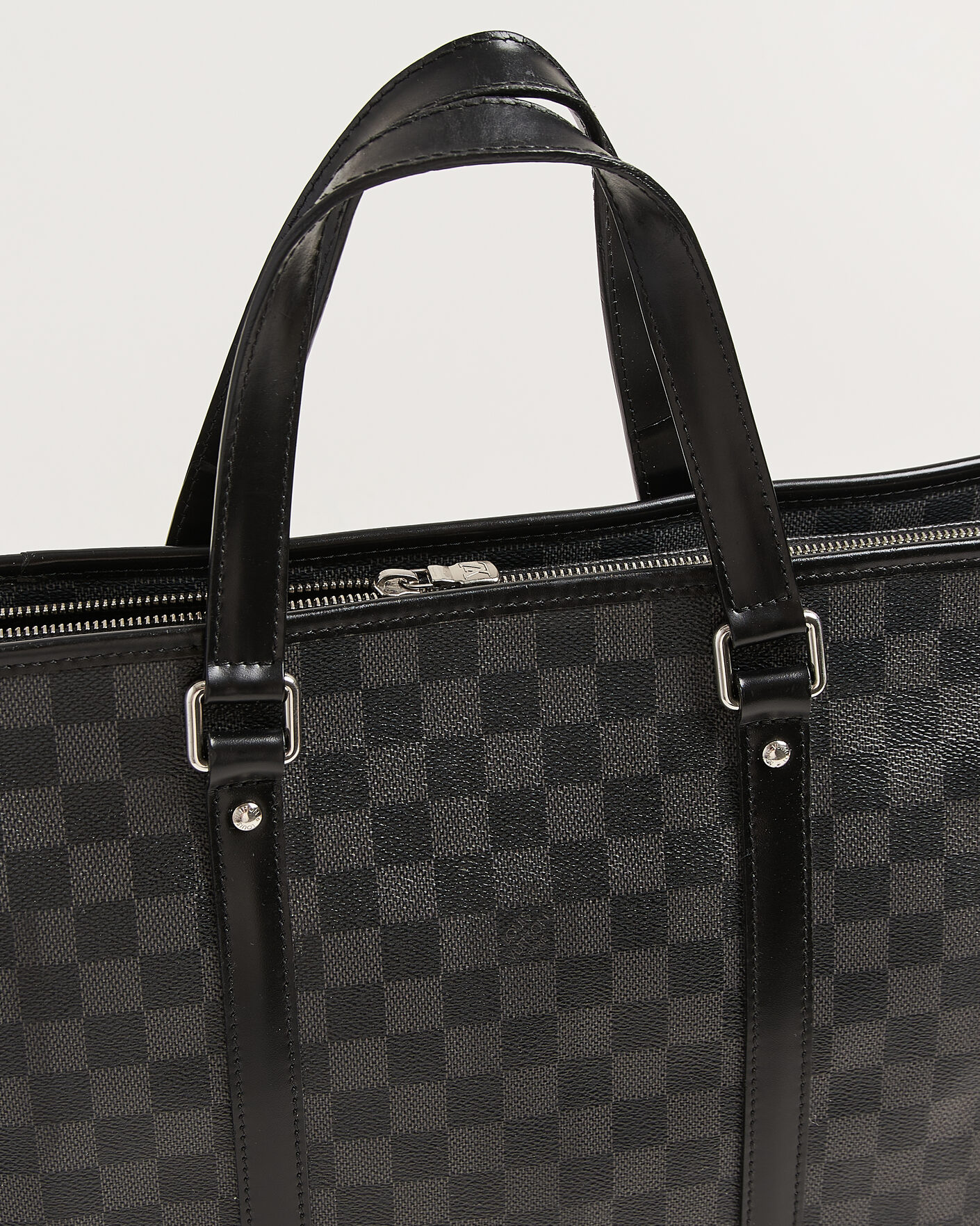 Heren | Pre-Owned & Vintage Bags | Louis Vuitton Pre-Owned | Tadao Tote Bag Damier Graphite
