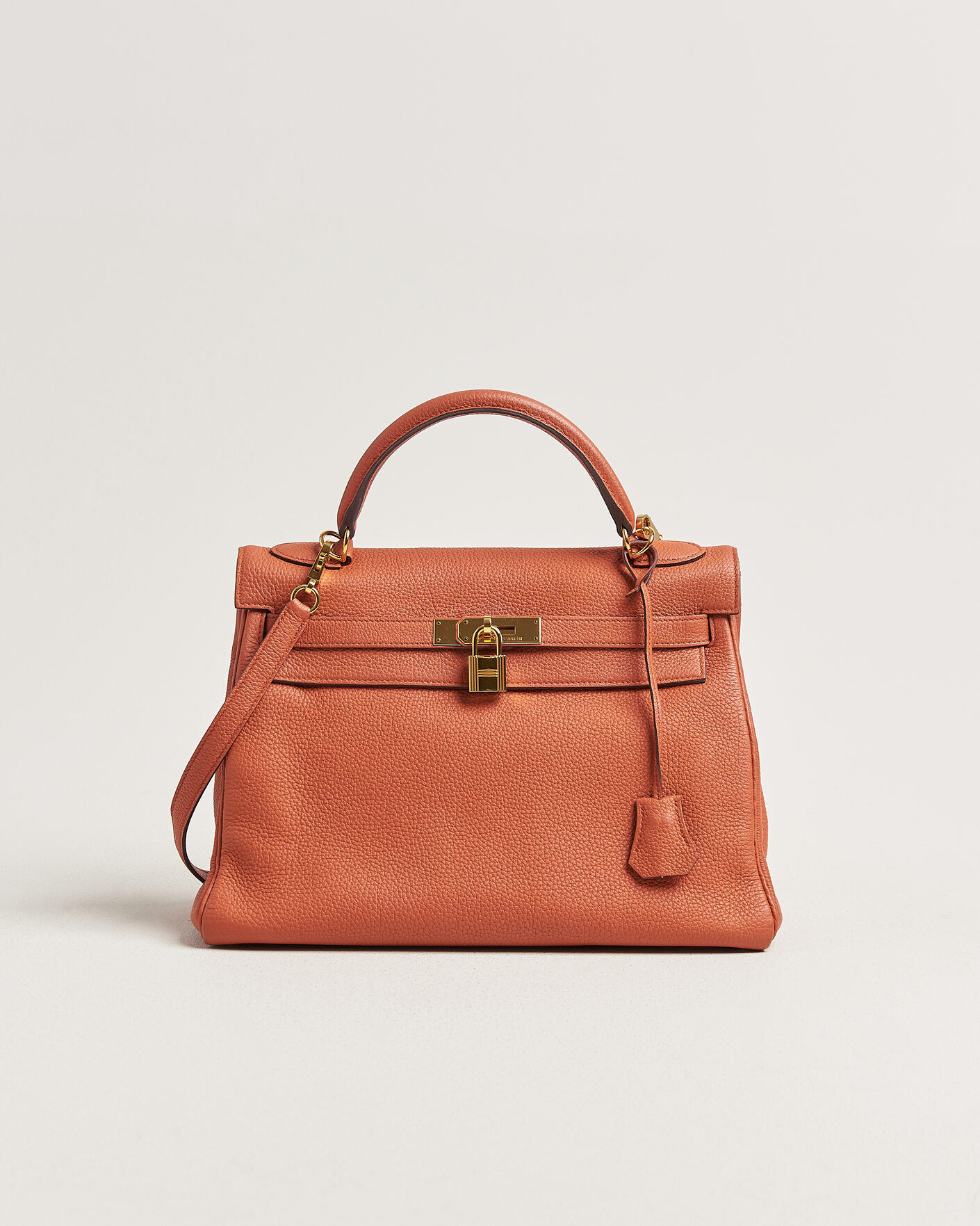 Heren | Pre-Owned & Vintage Bags | Hermès Pre-Owned | Kelly 32 Togo Leather Orange