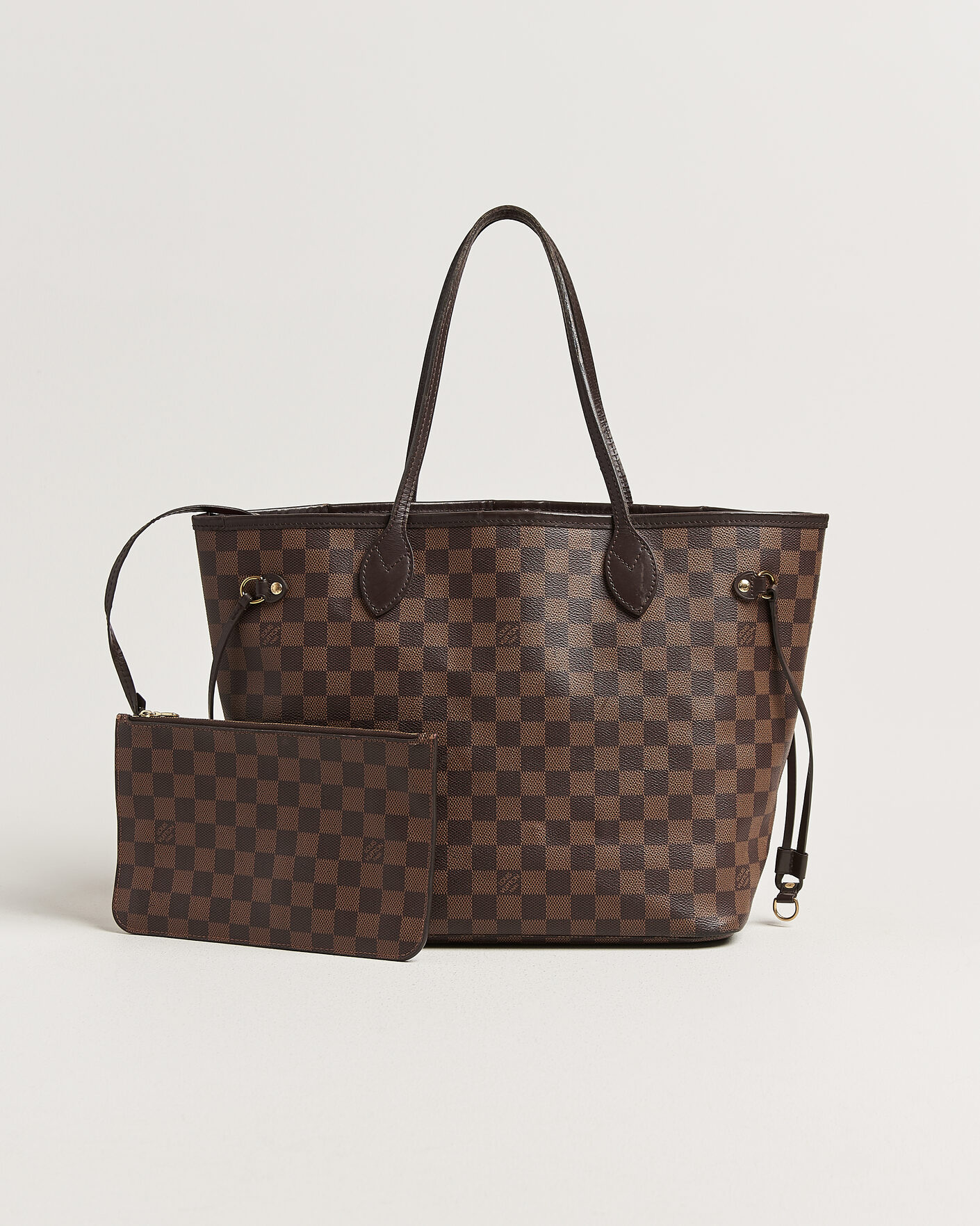 Heren | Pre-Owned & Vintage Bags | Louis Vuitton Pre-Owned | Neverfull MM Damier Ebene