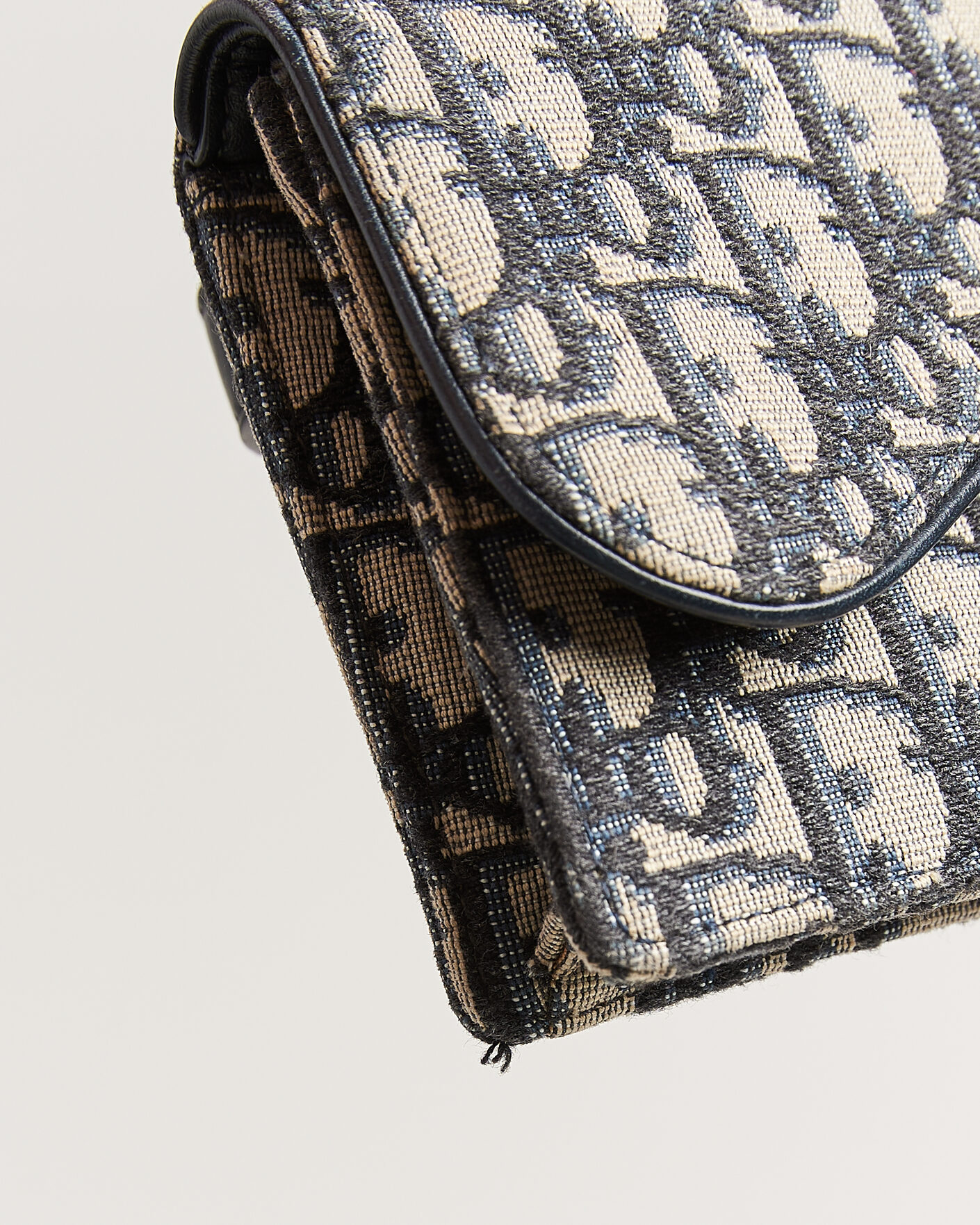 Heren | Pre-Owned & Vintage Bags | Dior Pre-Owned | Saddle Rectangular Belt Bag Blue