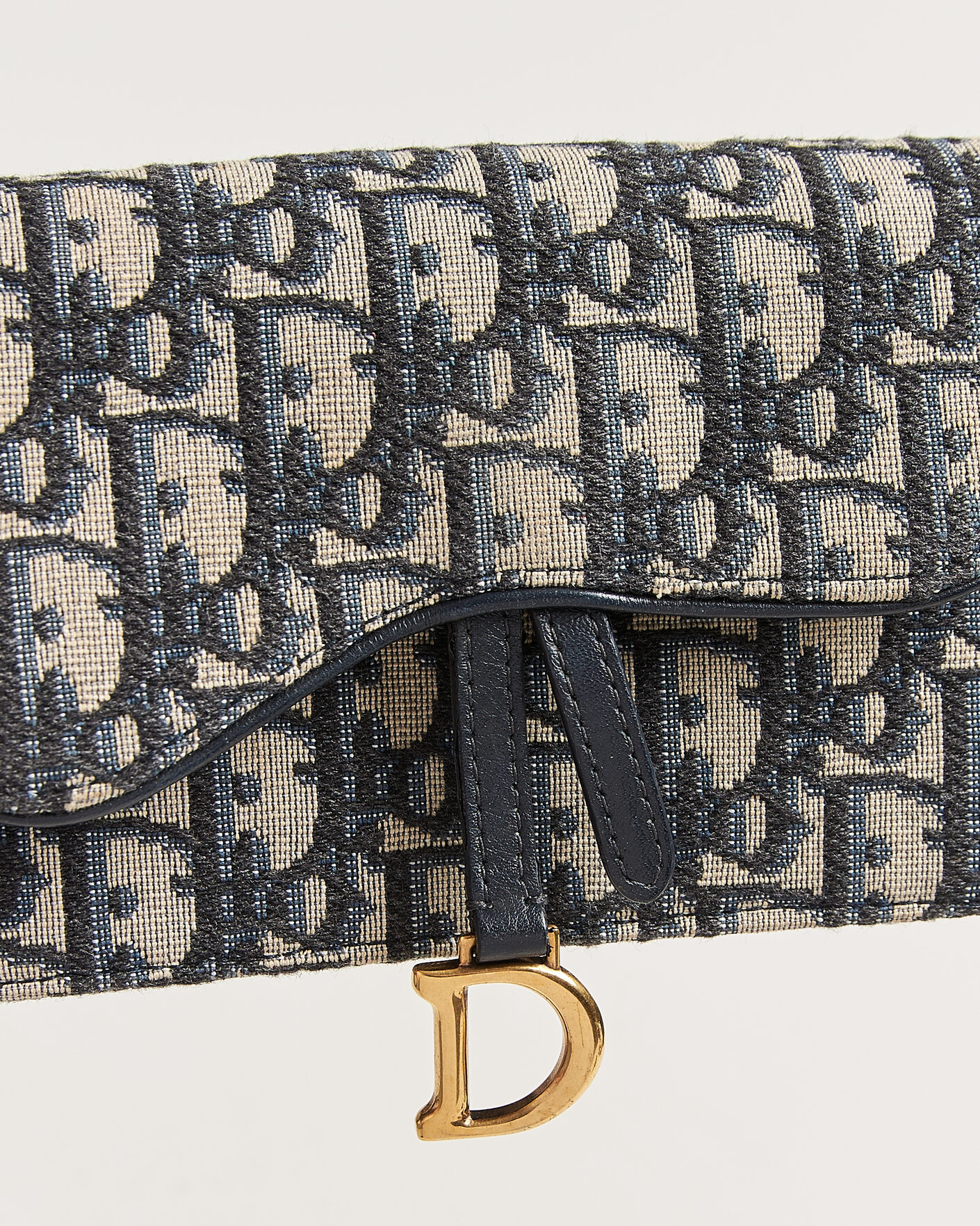 Heren | Pre-Owned & Vintage Bags | Dior Pre-Owned | Saddle Rectangular Belt Bag Blue