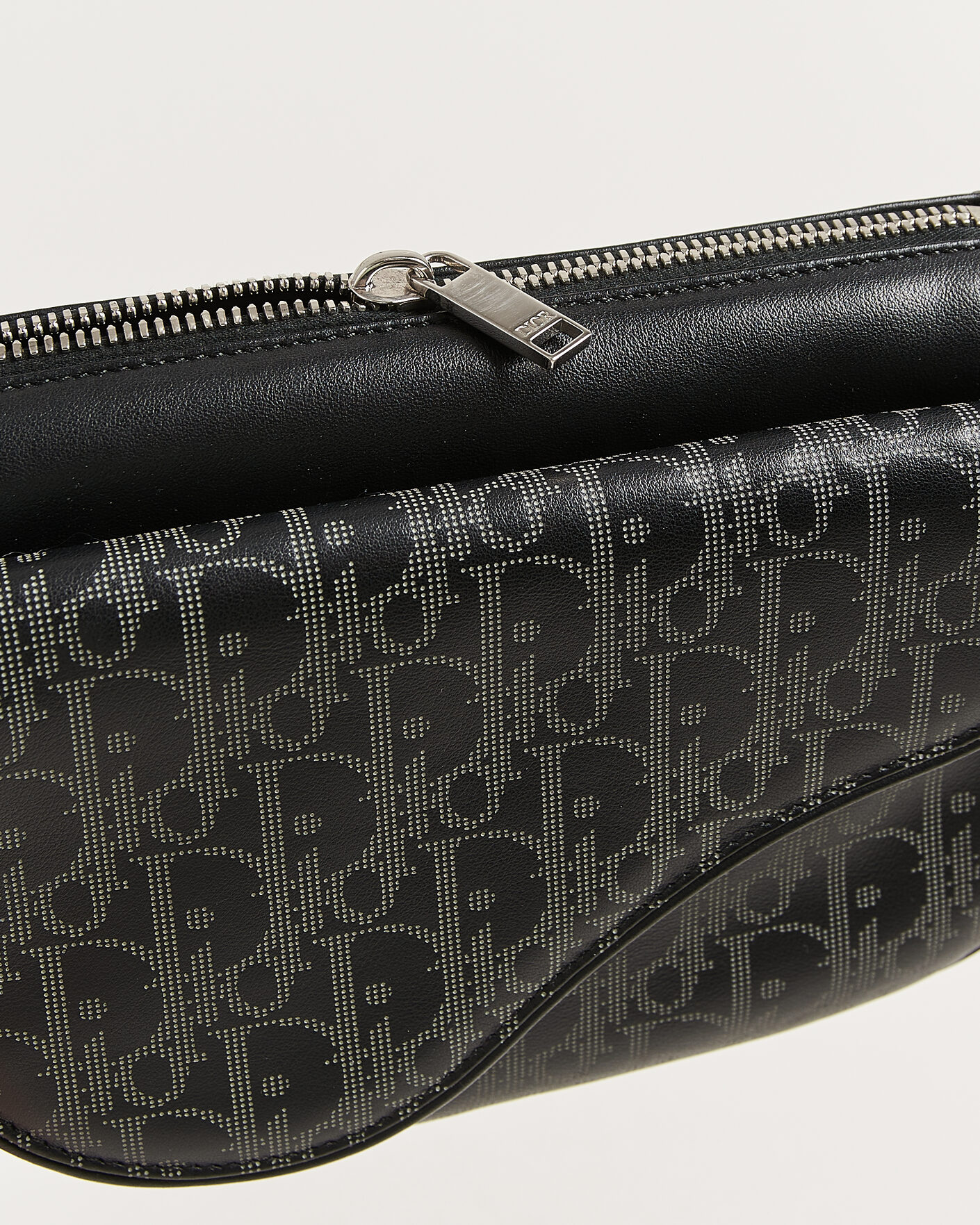 Heren | Pre-Owned & Vintage Bags | Dior Pre-Owned | Saddle Bag Oblique Leather Black