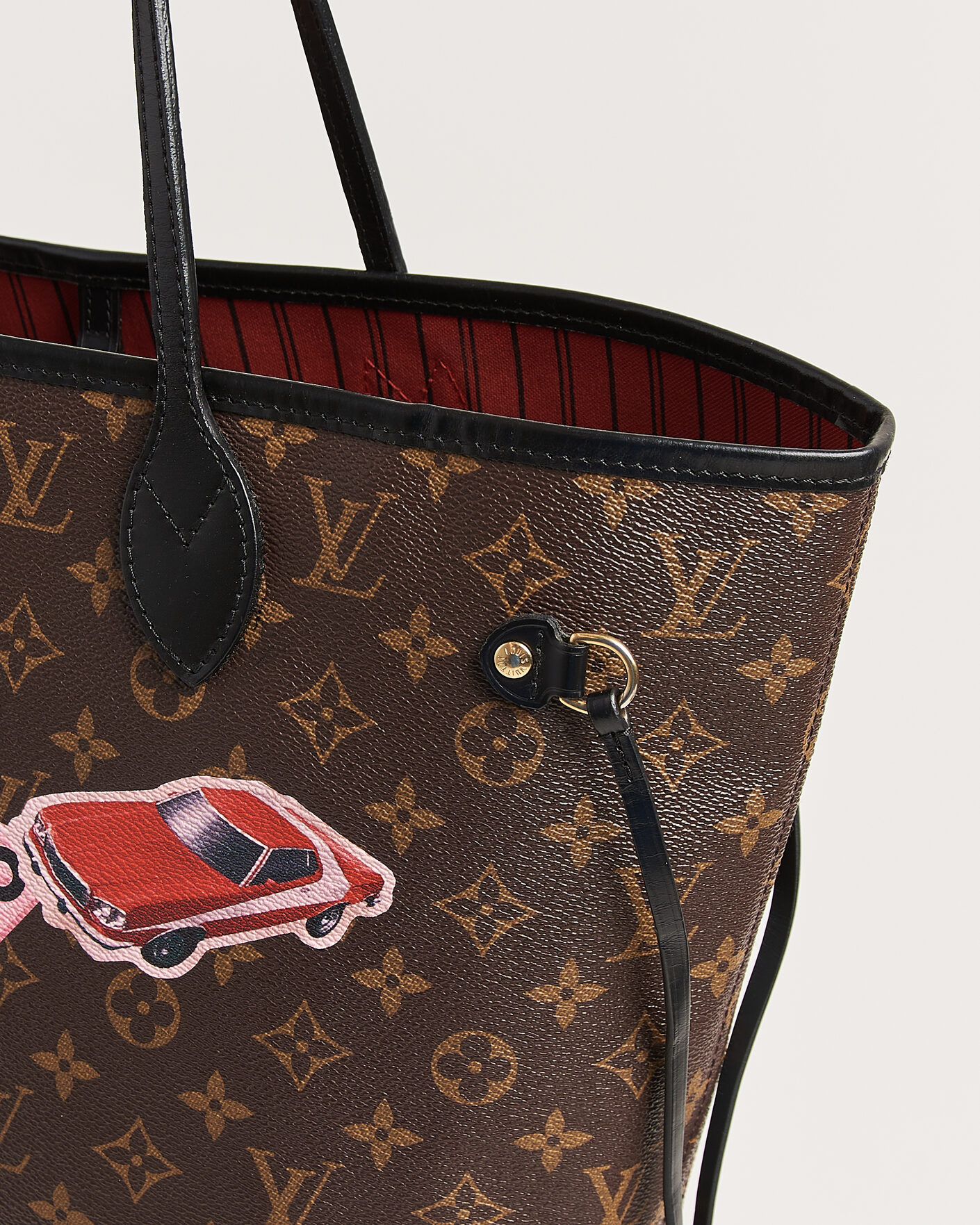 Heren | Pre-Owned & Vintage Bags | Louis Vuitton Pre-Owned | Neverfull MM World Tour Japan Monogram