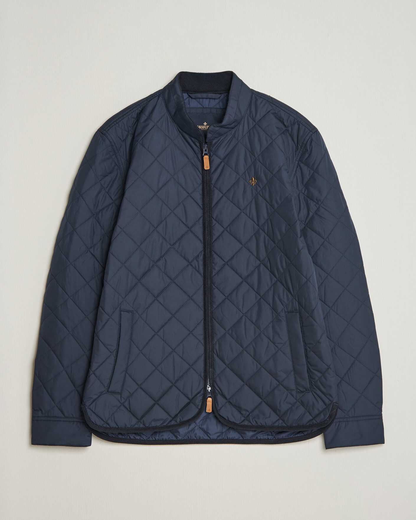 Heren | Jassen | Morris | Teddy Quilted Jacket Old Blue