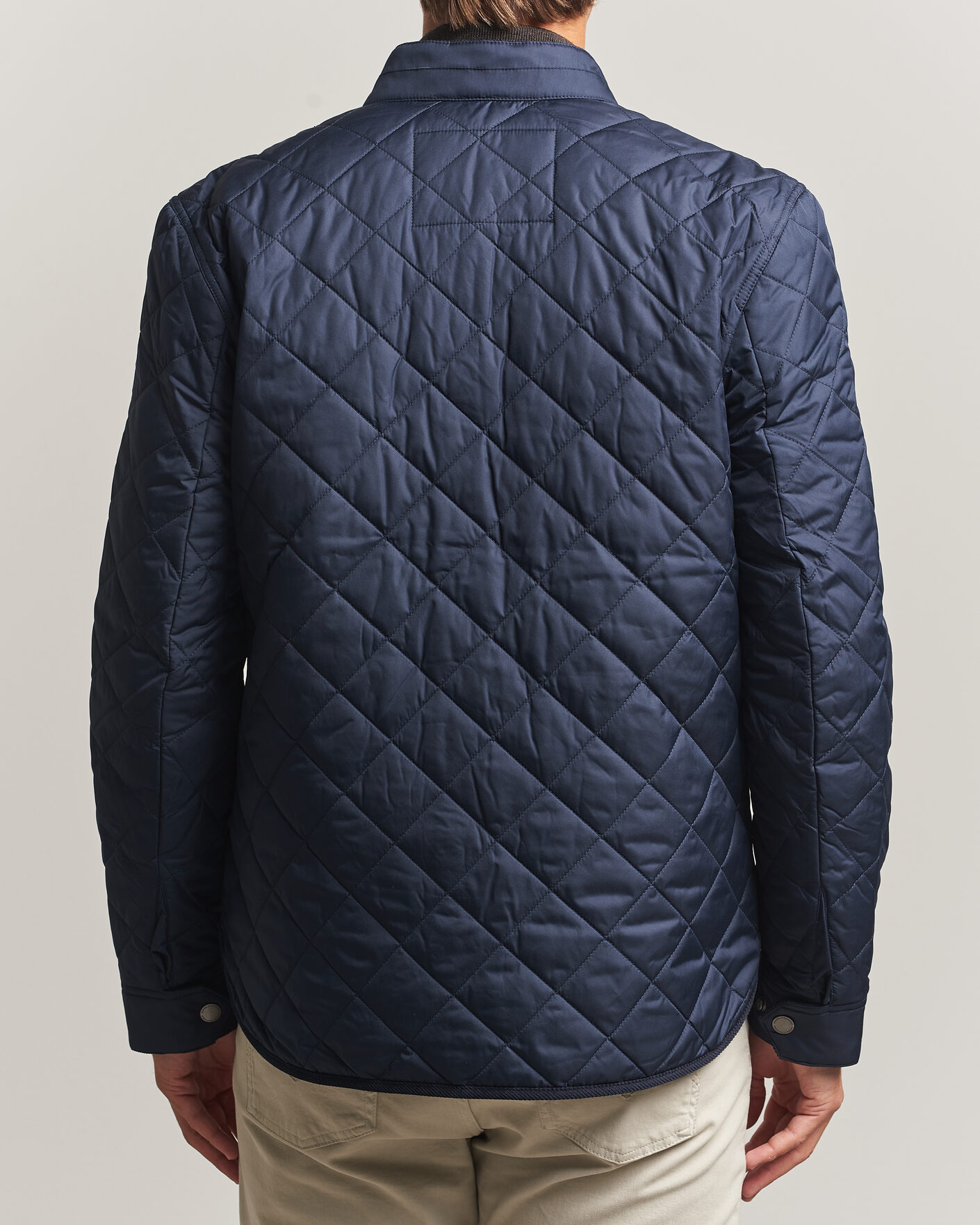 Heren | Jassen | Morris | Teddy Quilted Jacket Old Blue