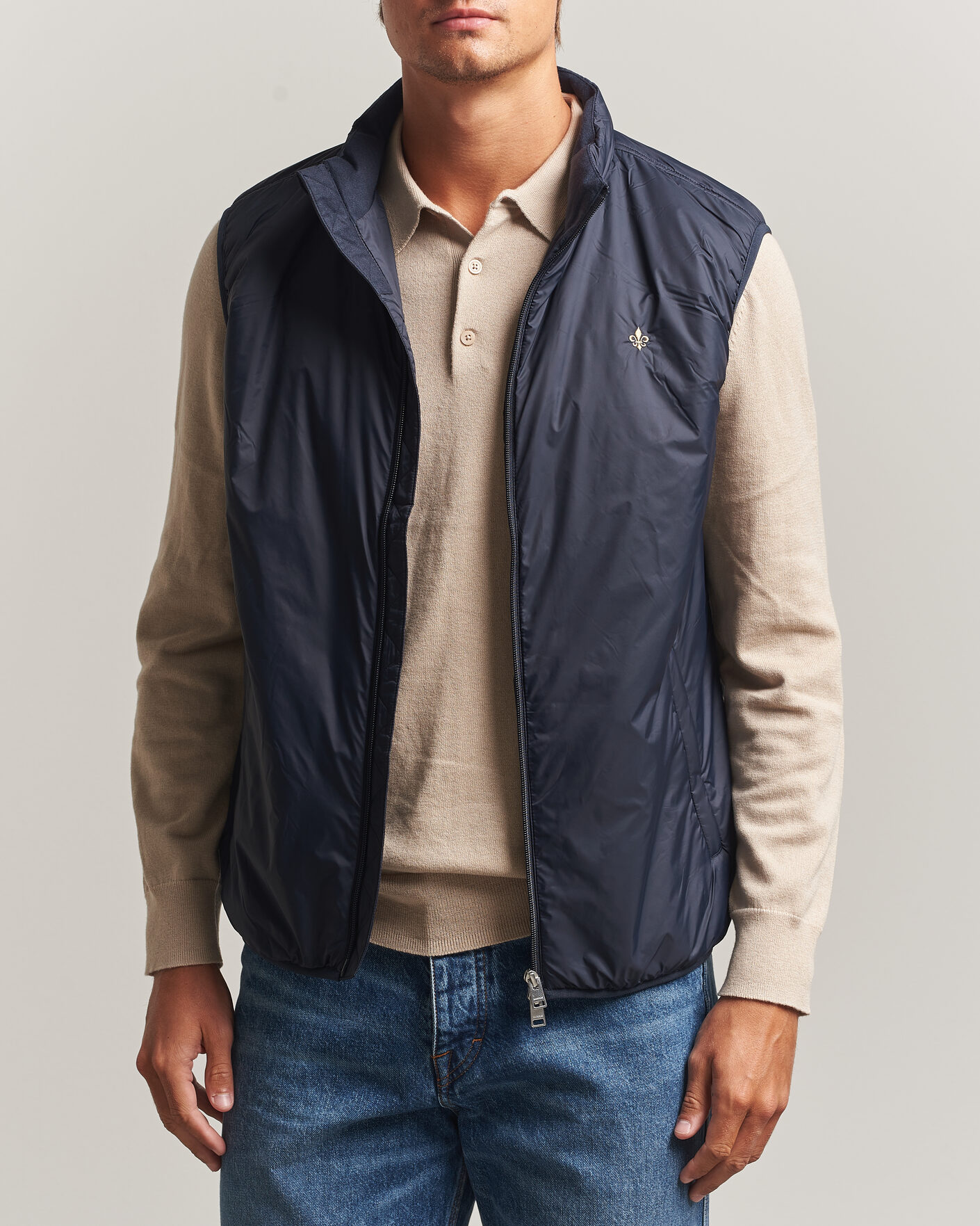 Heren | Gilets | Morris | Bradley Padded Vest Blue