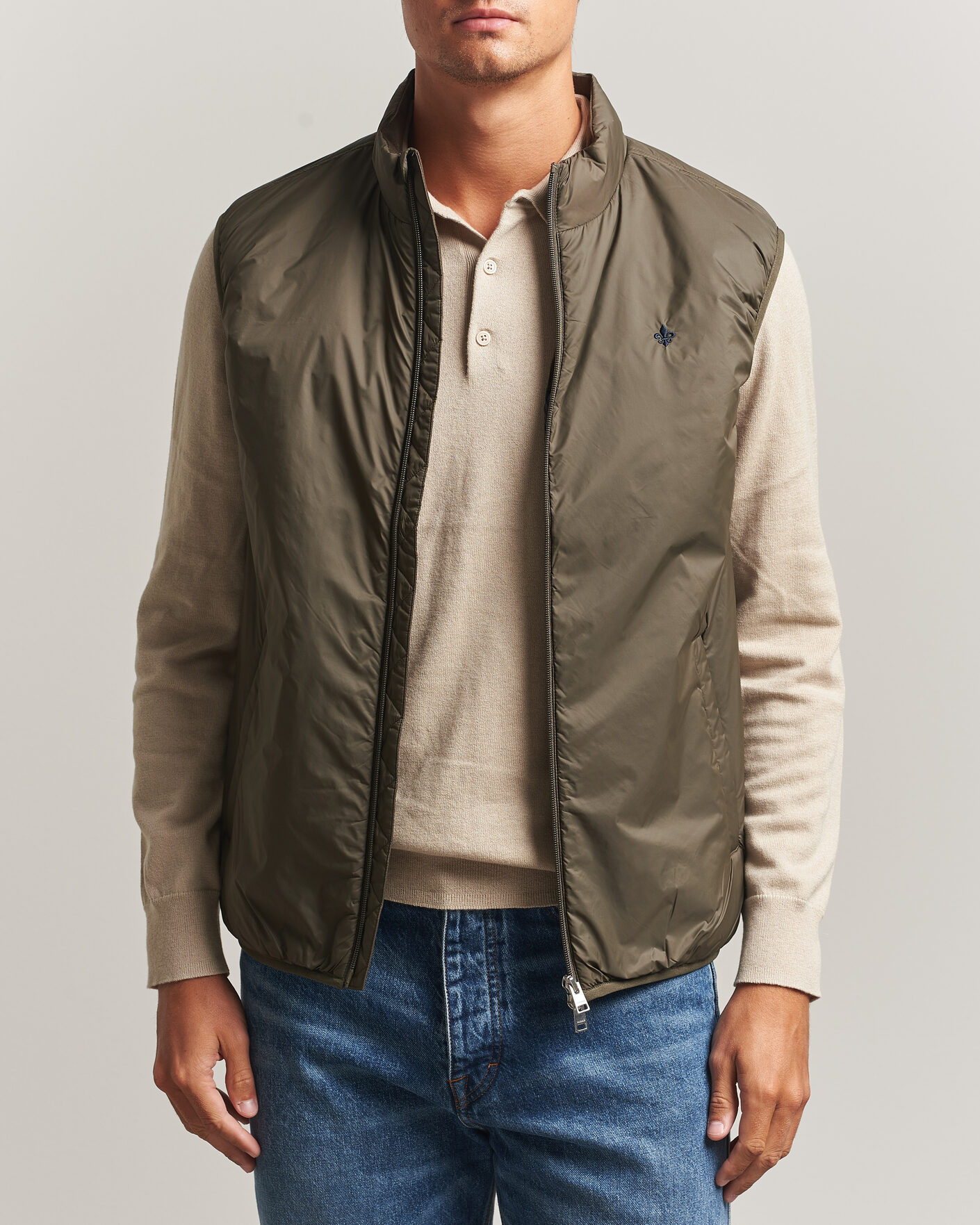 Heren | Gilets | Morris | Bradley Padded Vest Olive