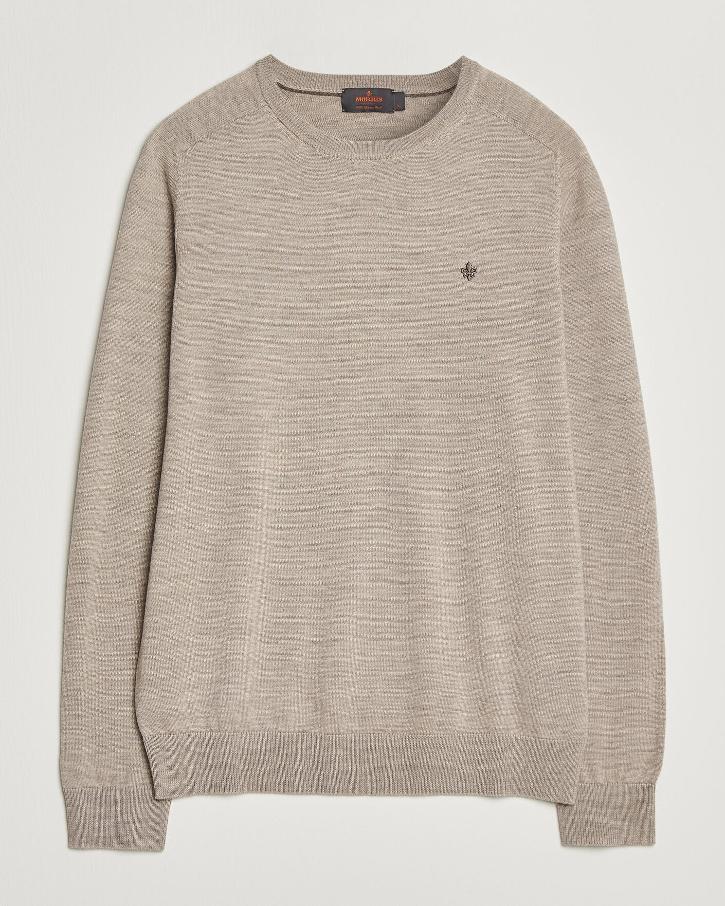 Heren | Truien | Morris | Merino O-Neck Khaki