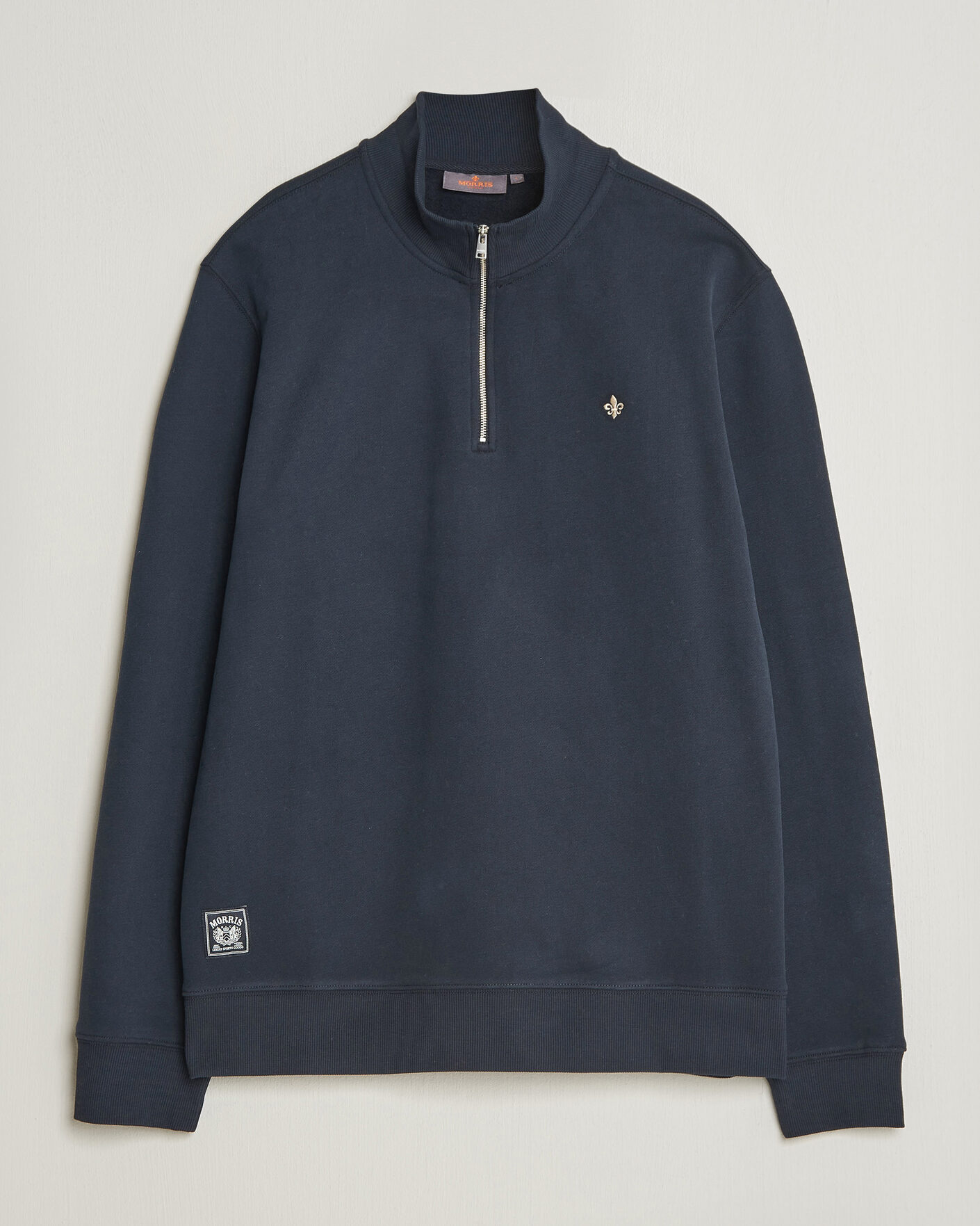 Heren | Truien | Morris | Brandon Lily Half Zip Old Blue