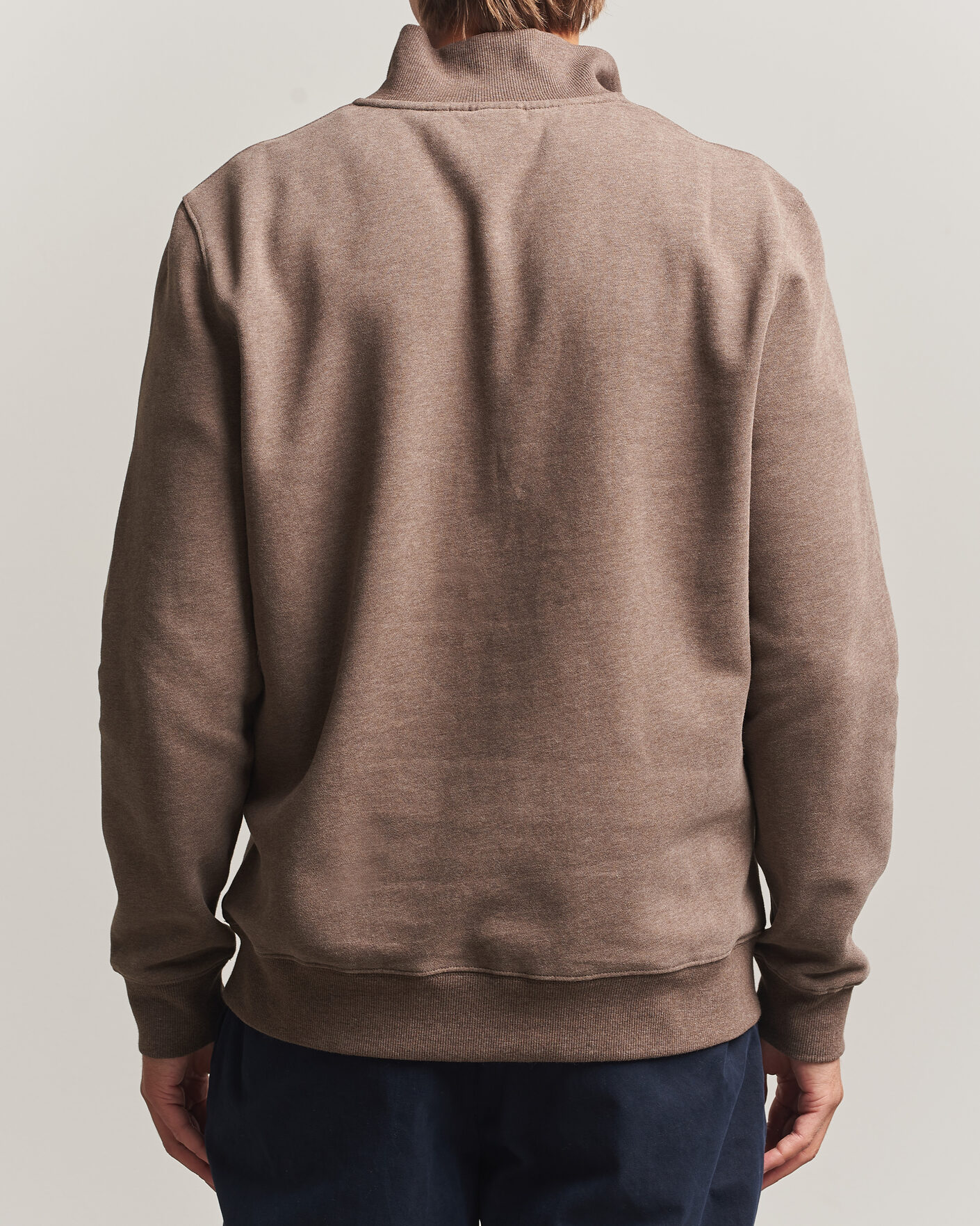 Heren | Truien | Morris | Brandon Lily Half Zip Brown