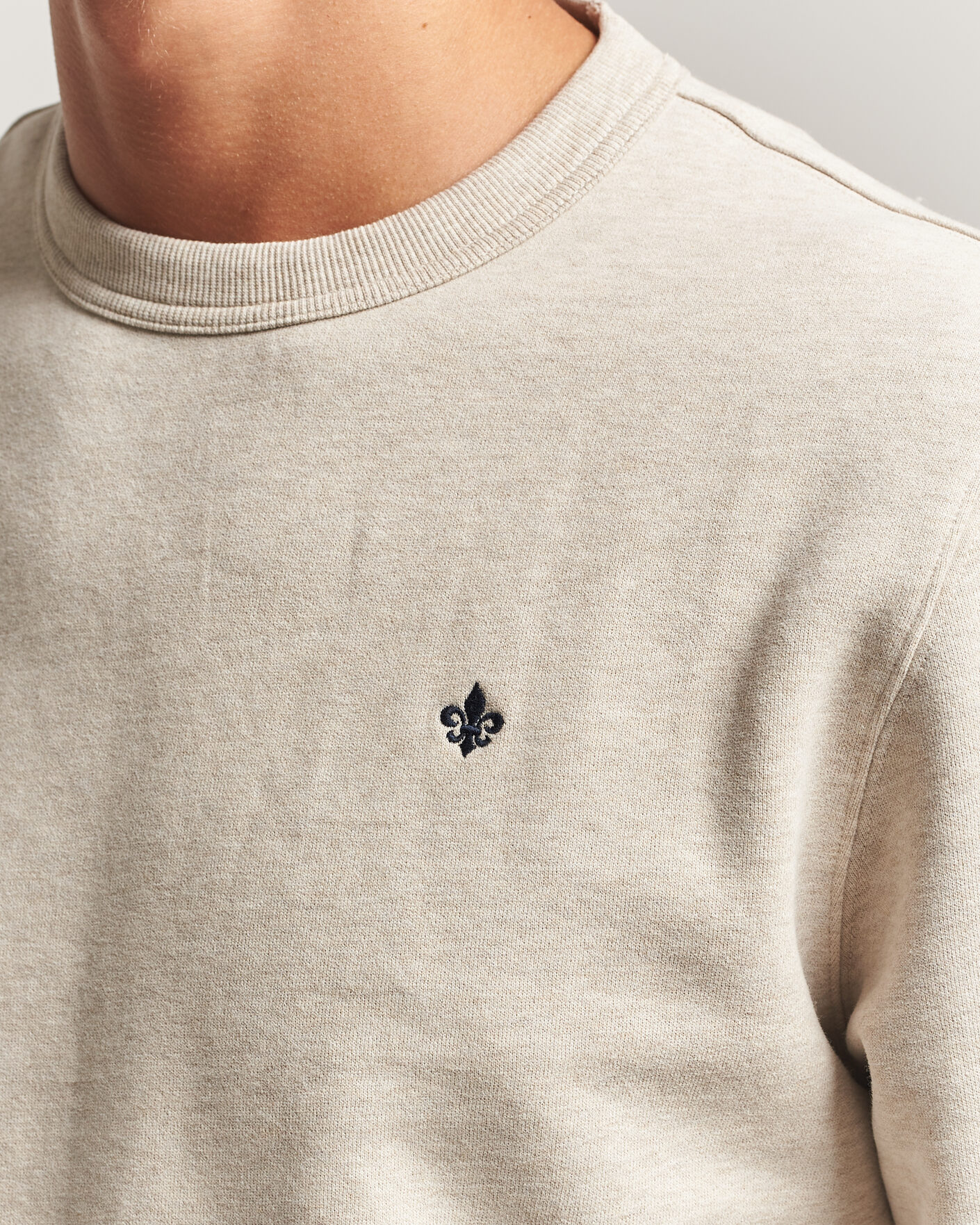 Heren | Truien | Morris | Brandon Lily Sweatshirt Khaki
