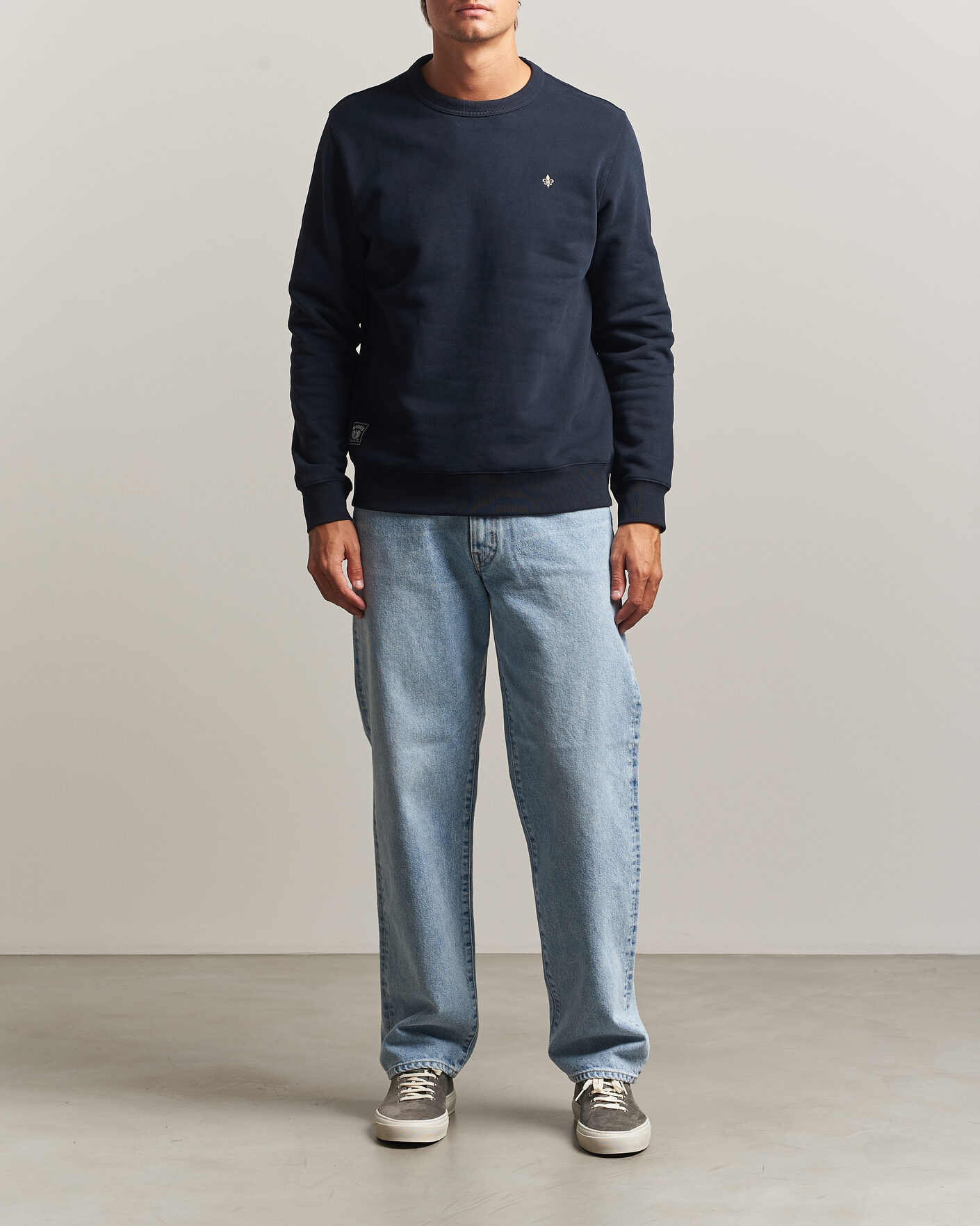Heren | Truien | Morris | Brandon Lily Sweatshirt Old Blue