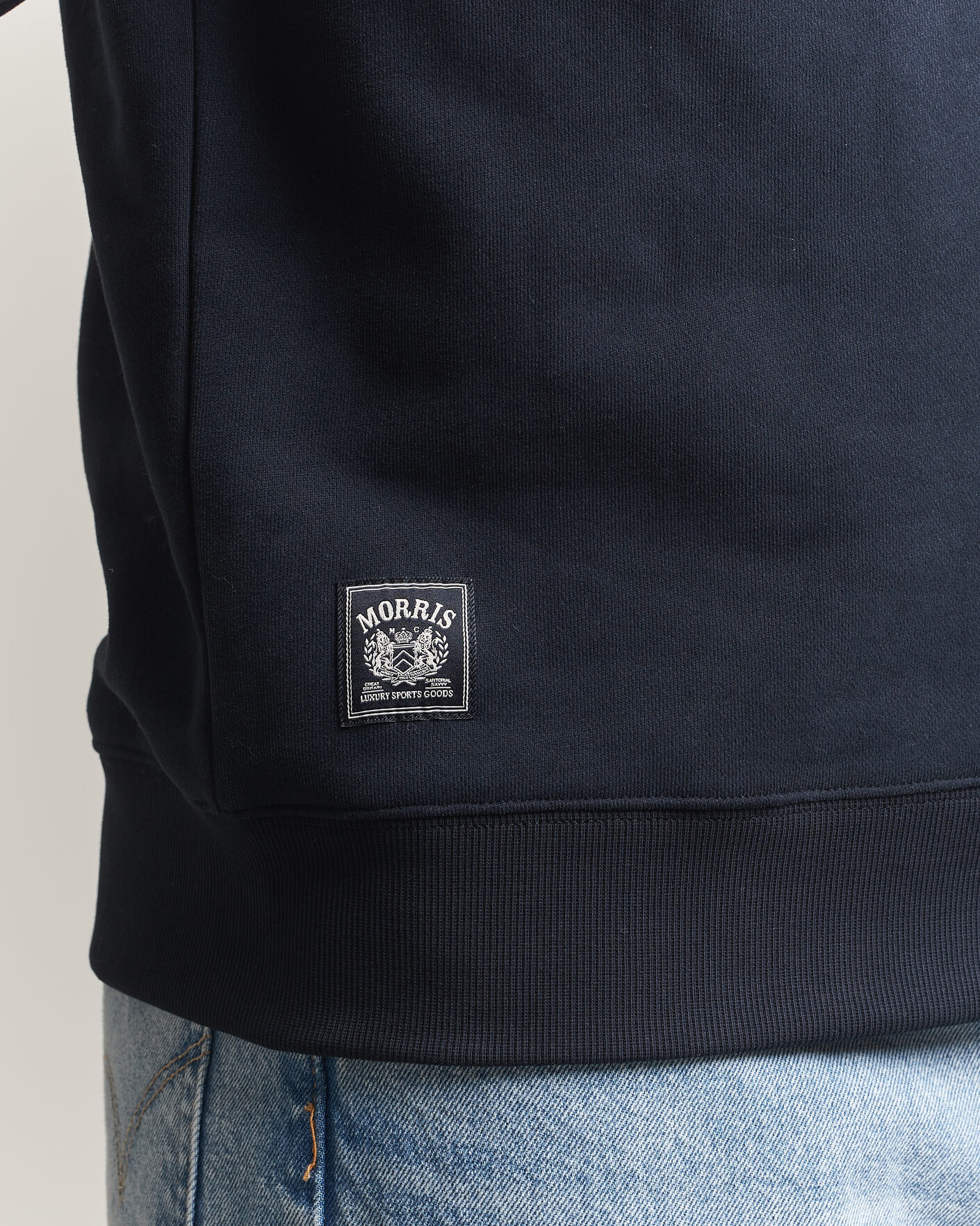 Heren | Truien | Morris | Brandon Lily Sweatshirt Old Blue
