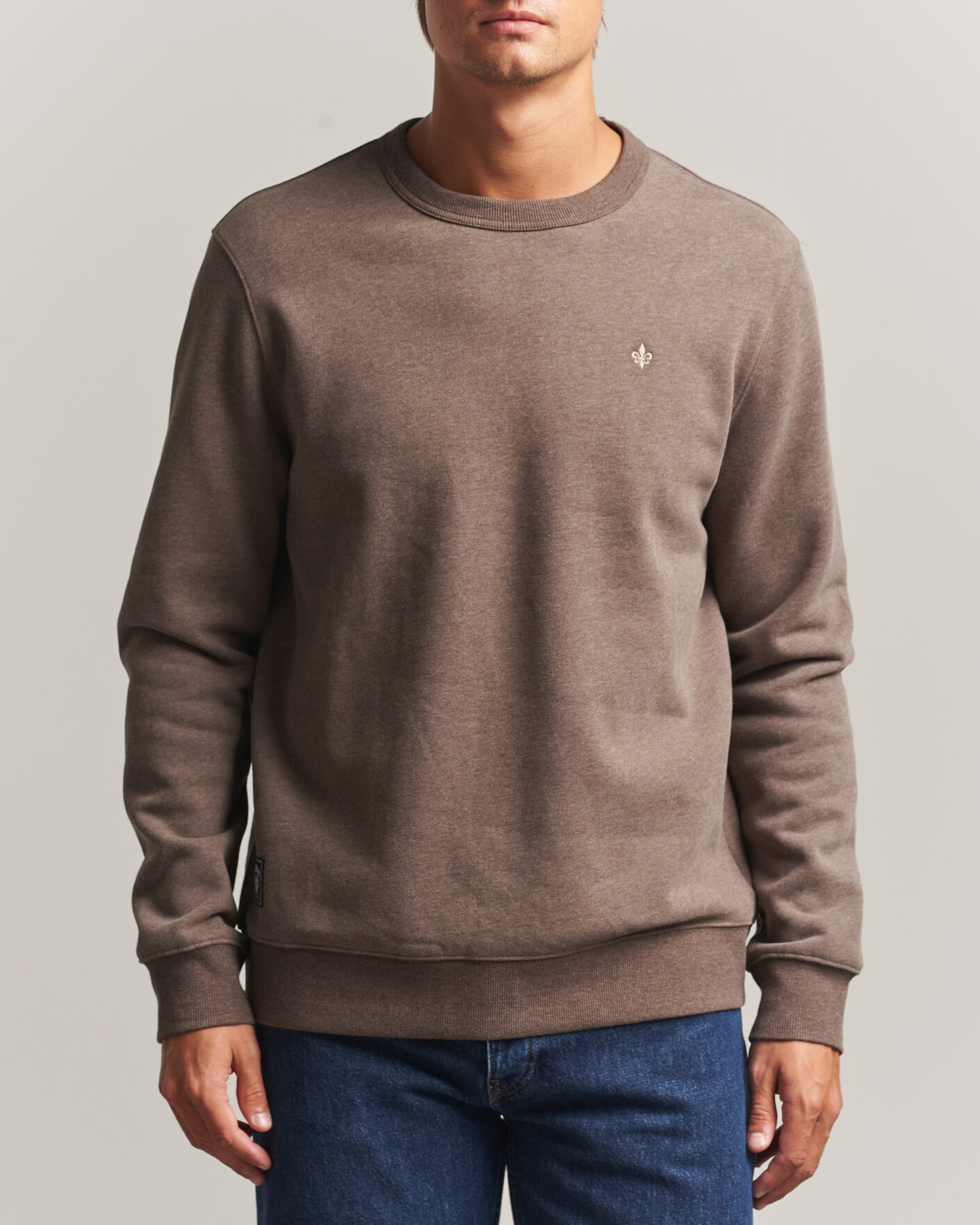 Heren | Truien | Morris | Brandon Lily Sweatshirt Brown