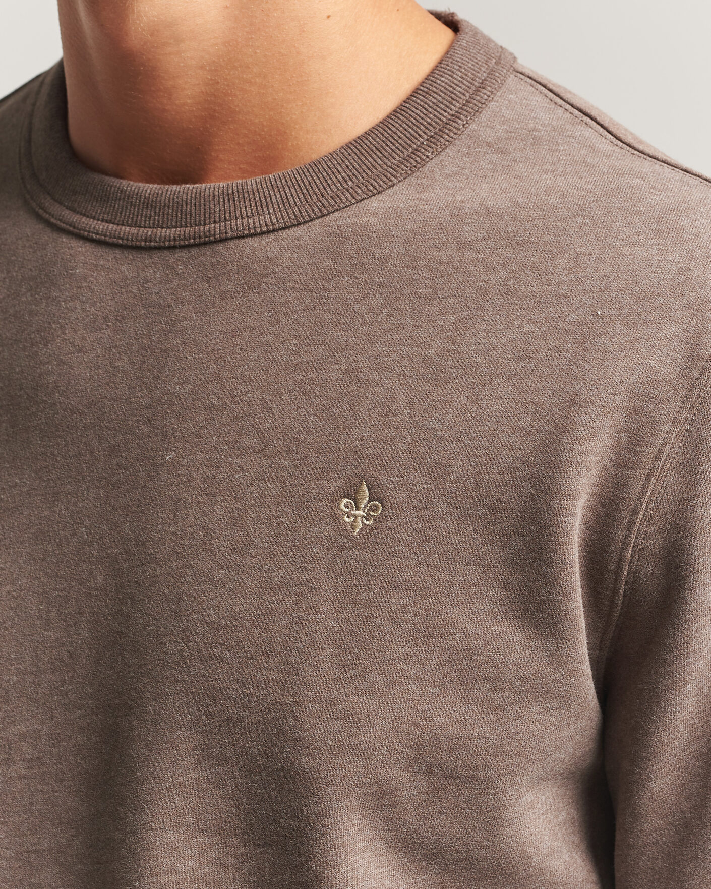 Heren | Truien | Morris | Brandon Lily Sweatshirt Brown