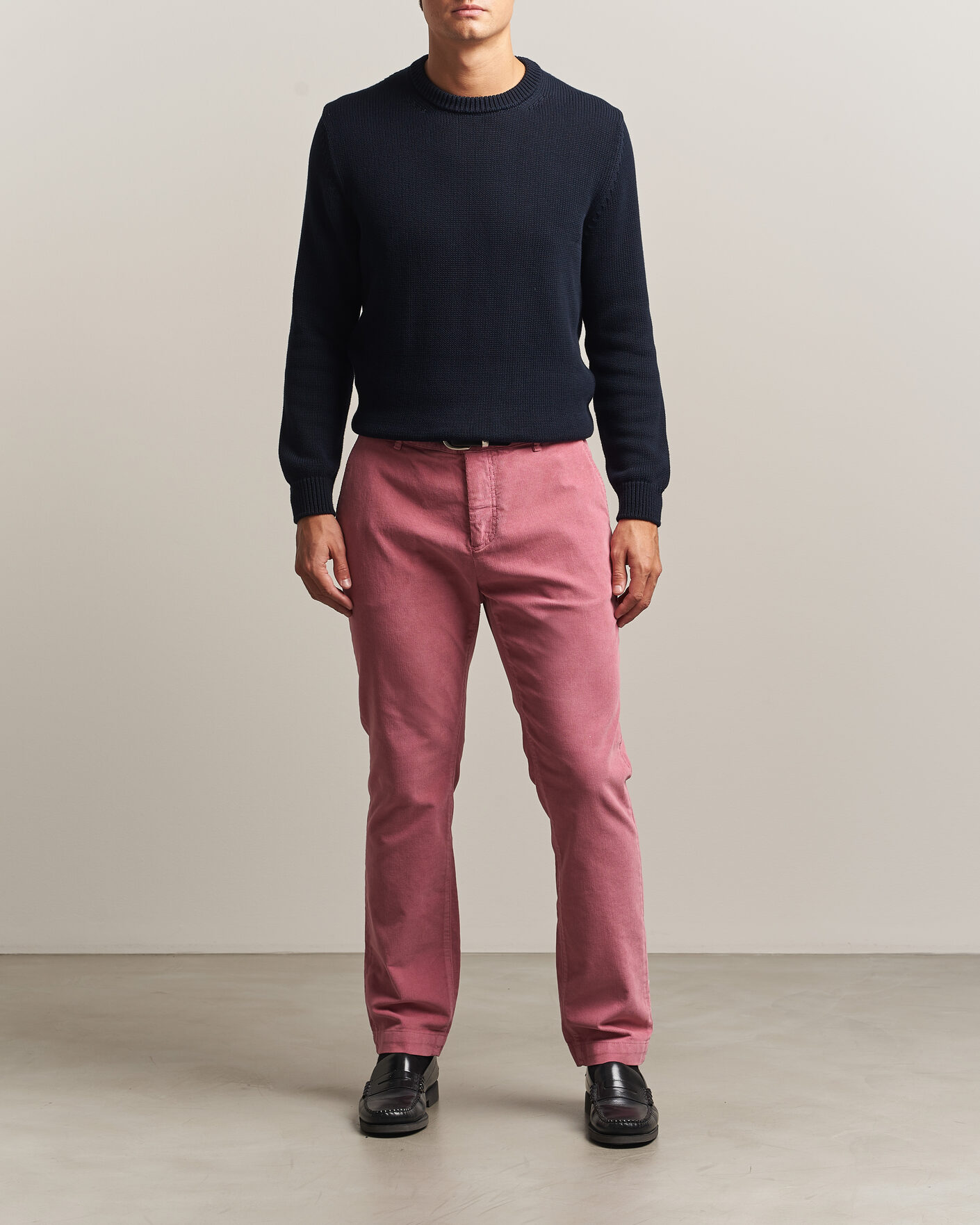 Heren | Broeken | Morris | Jeffrey Cord Chino Cerise