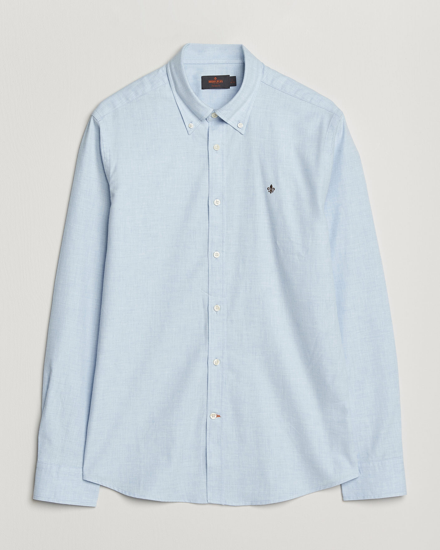 Heren | Overhemden | Morris | Watts Flannel Shirt Light Blue