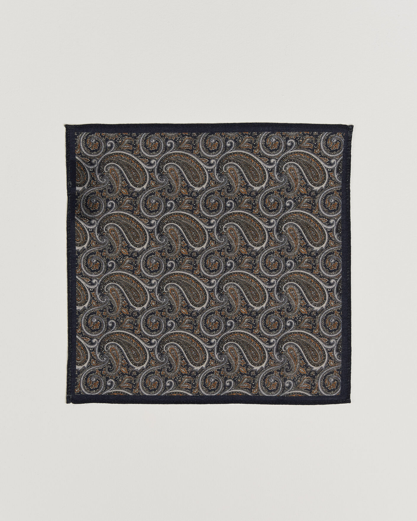 Heren | Stropdassen | Amanda Christensen | Box Set Wool 8 cm Tie And Pocket Square Navy