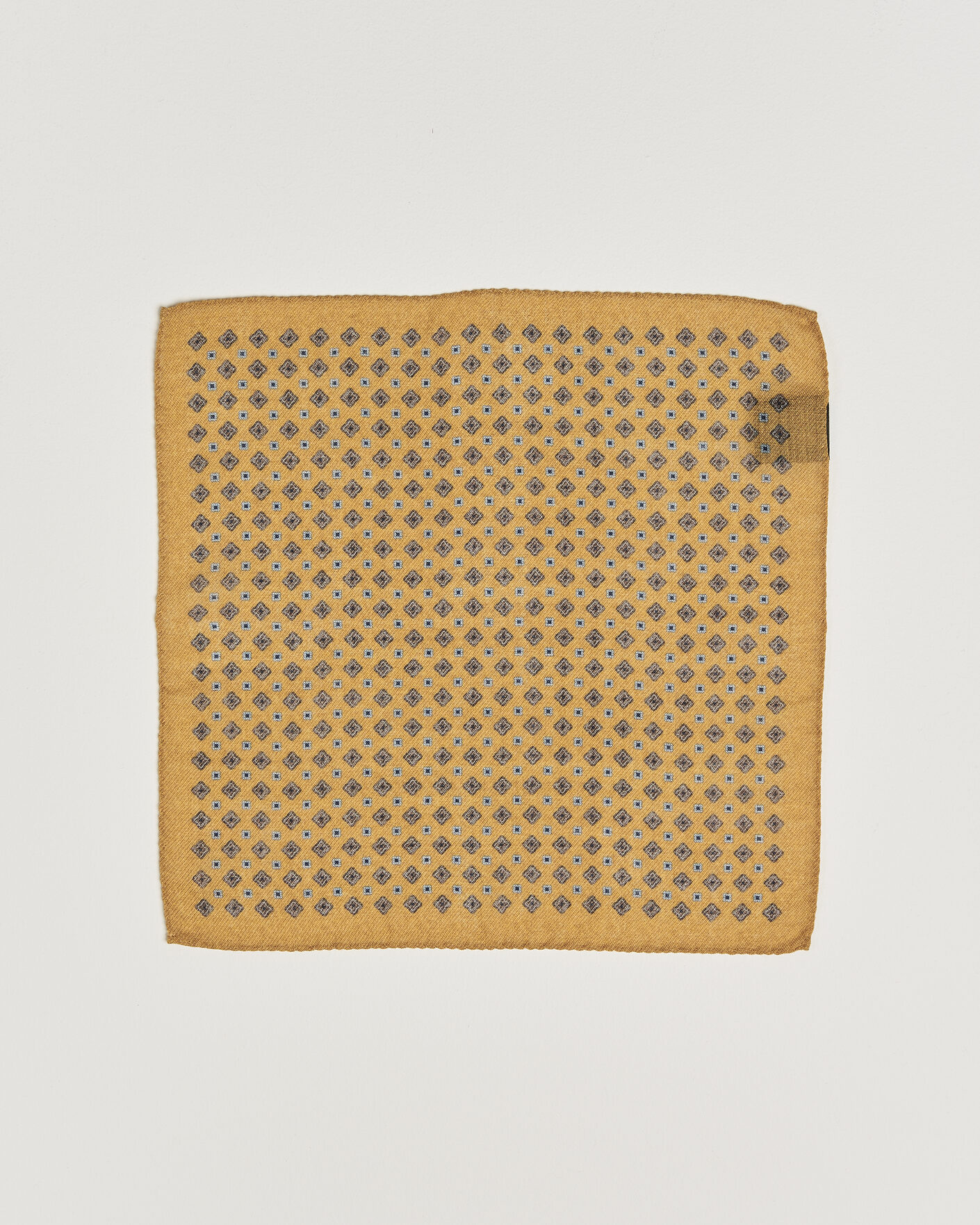 Heren | Pochets | Amanda Christensen | Wool Flower Pocket Square Yellow