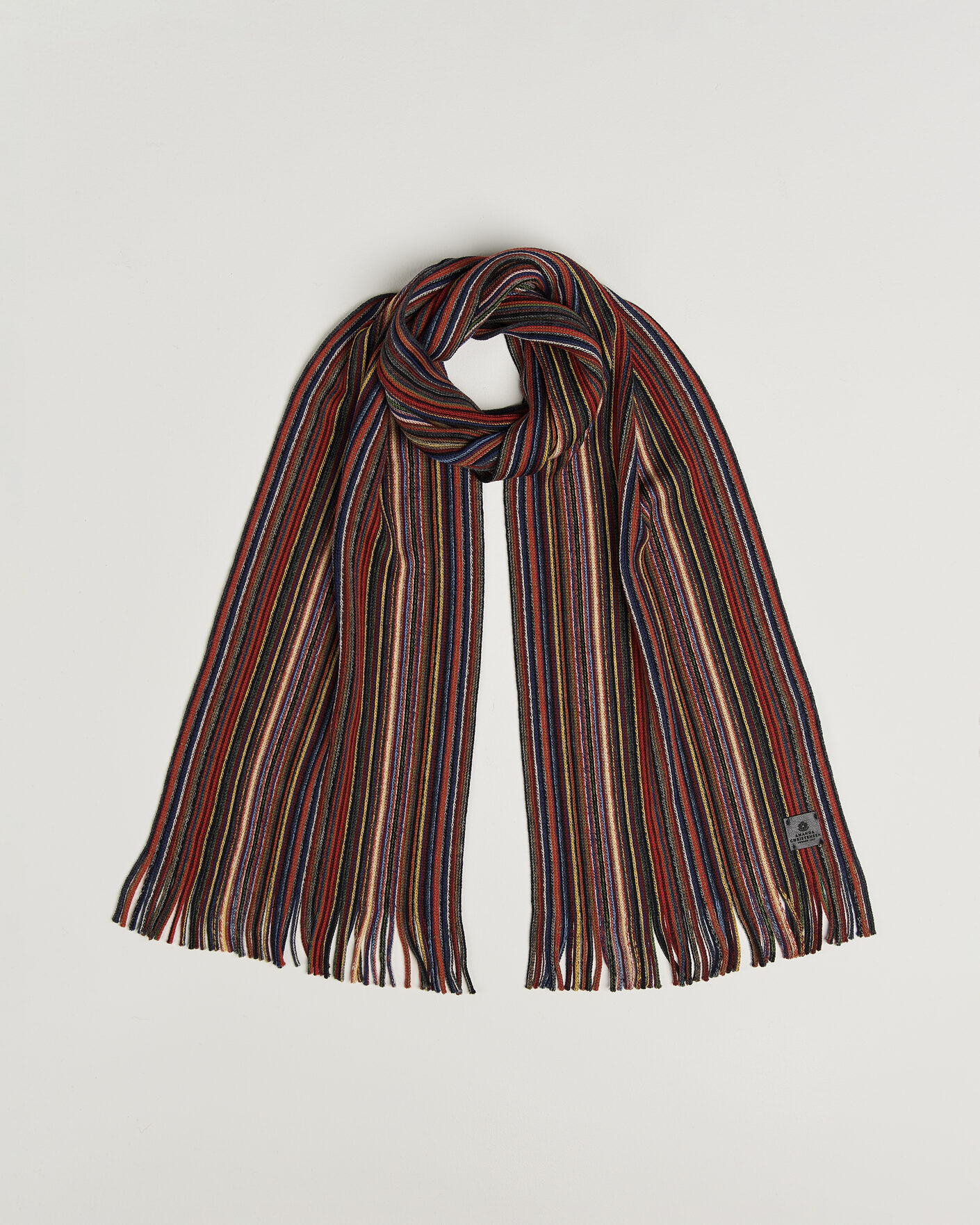 Heren | Sjaals | Amanda Christensen | Wool Striped Scarf Multi