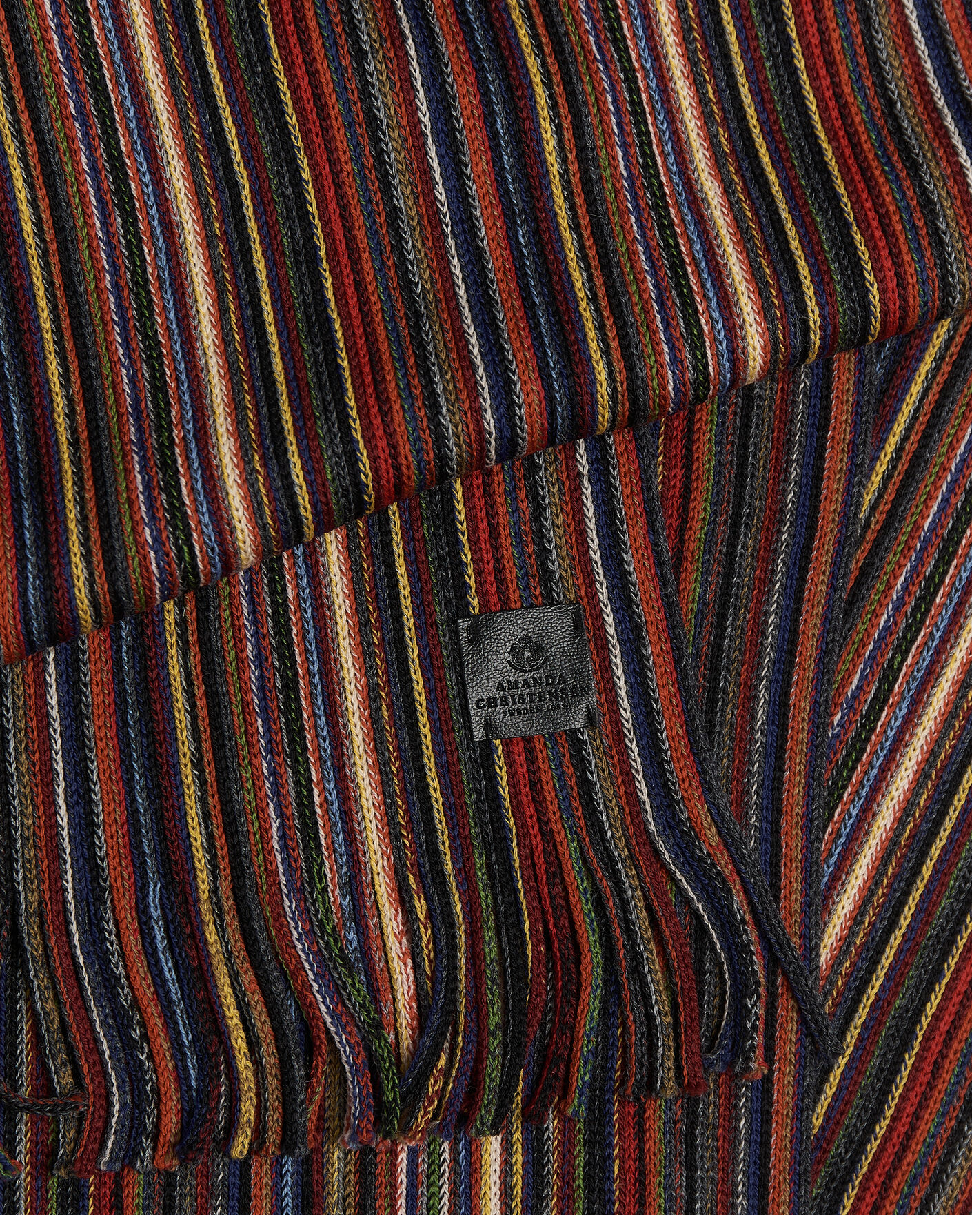 Heren | Sjaals | Amanda Christensen | Wool Striped Scarf Multi