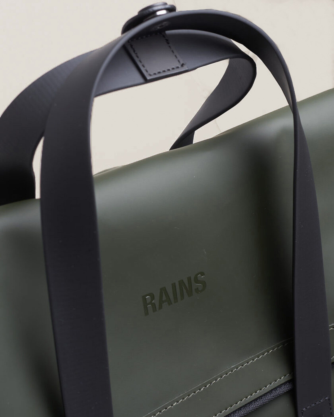 Heren | Tassen | RAINS | 2 Way Tote Backpack Black Green