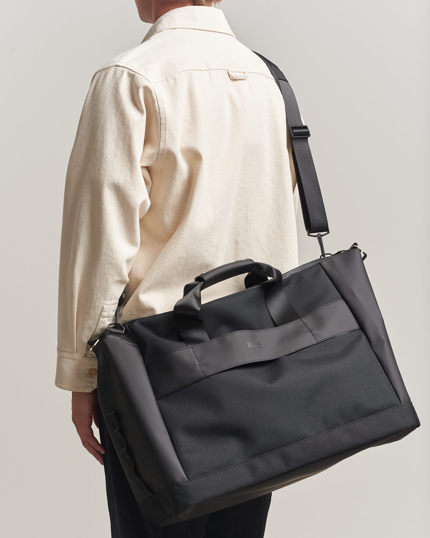 Heren | Tassen | RAINS | Otaru Weekendbag Black