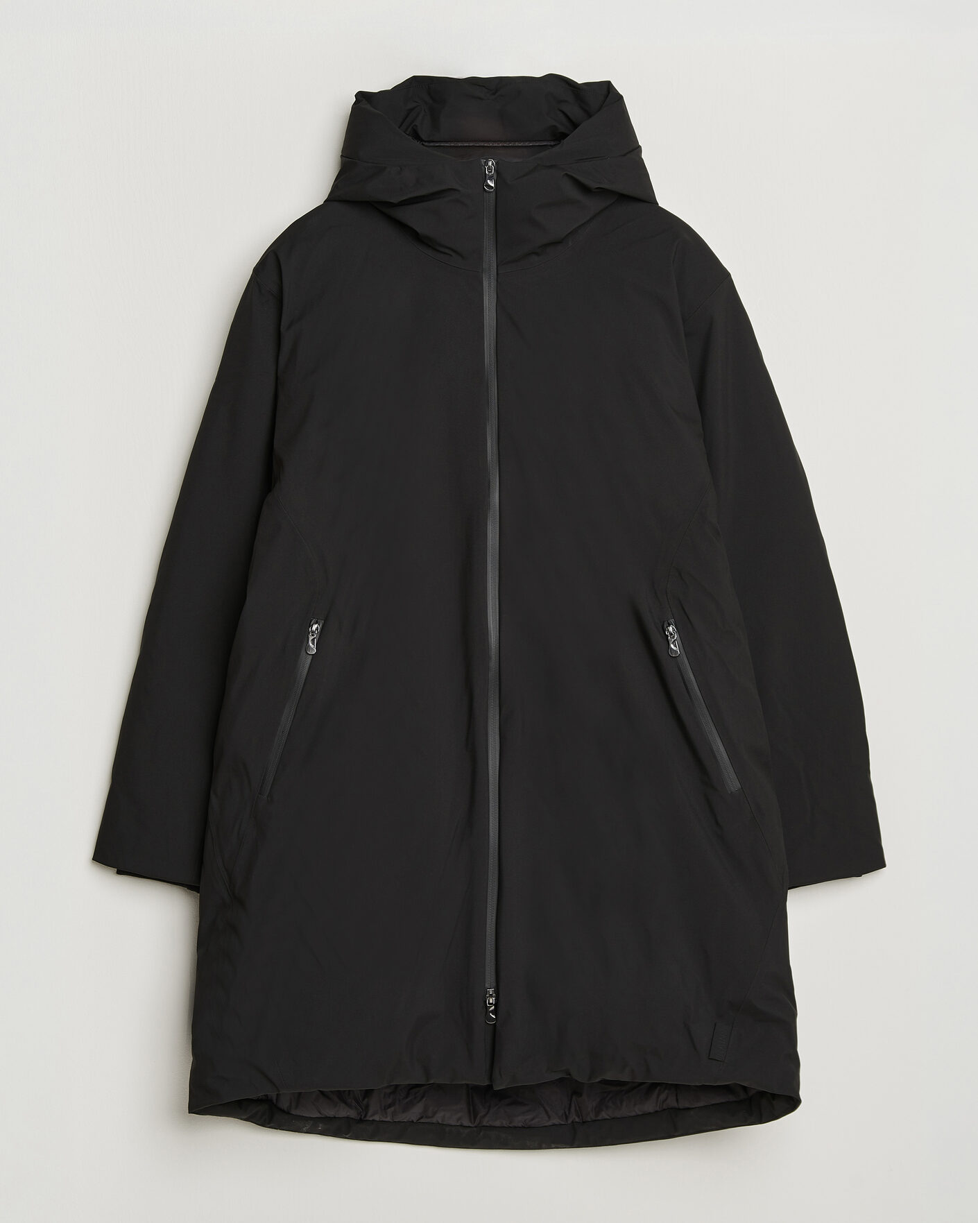 Heren | Jassen | RAINS | Sarna Long Puffer Jacket Black