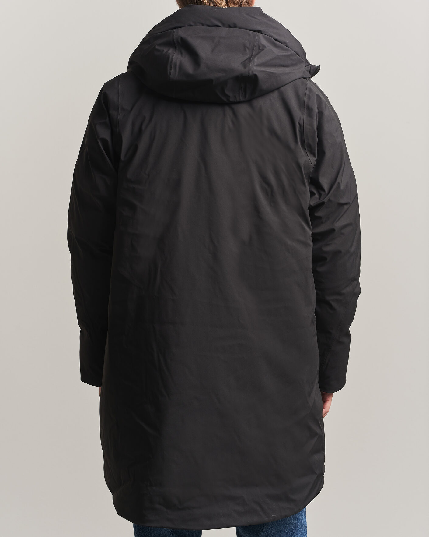 Heren | Jassen | RAINS | Sarna Long Puffer Jacket Black